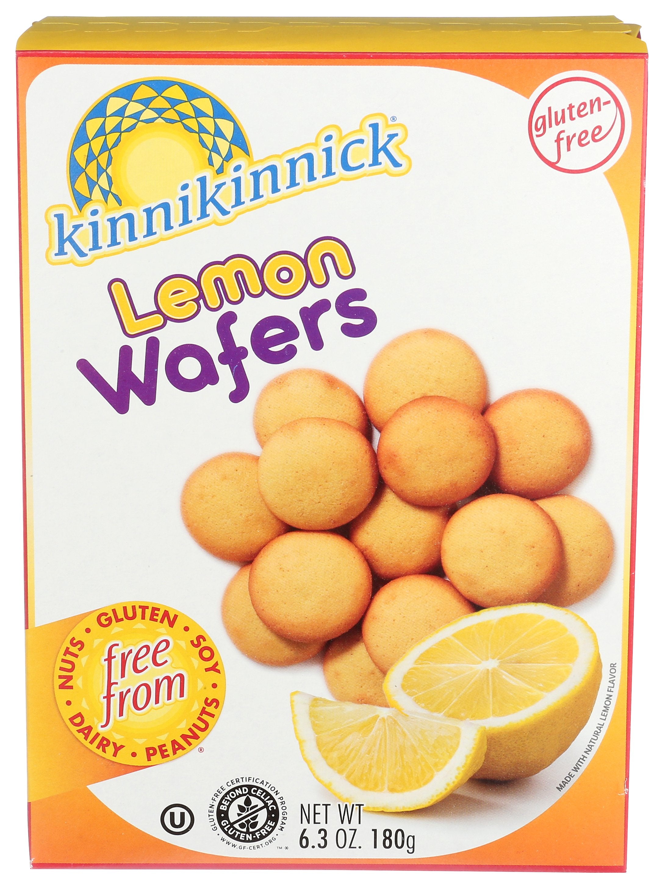 KINNIKINNICK WAFERS LEMON - Case of 6