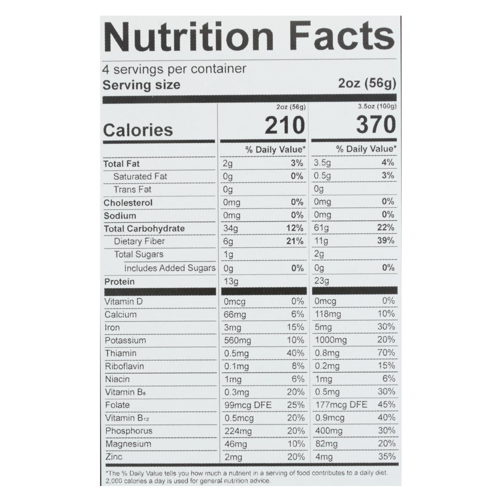 Chickapea Pasta - Pasta - Spirals - Case Of 6 - 8 Oz.