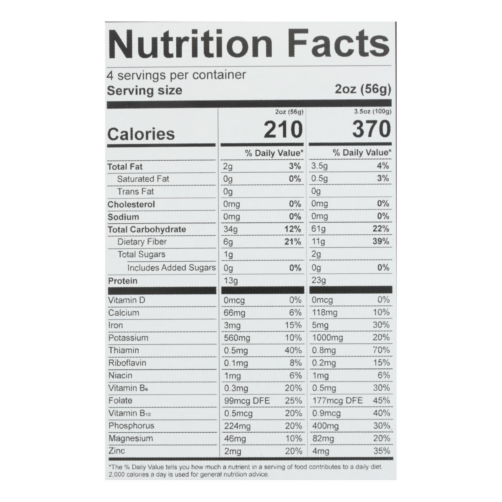 Chickapea Pasta - Pasta - Shells - Case Of 6 - 8 Oz.