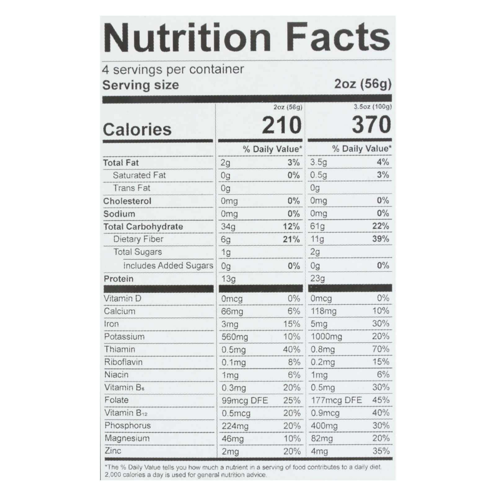 Chickapea Pasta - Pasta - Penne - Case Of 6 - 8 Oz.