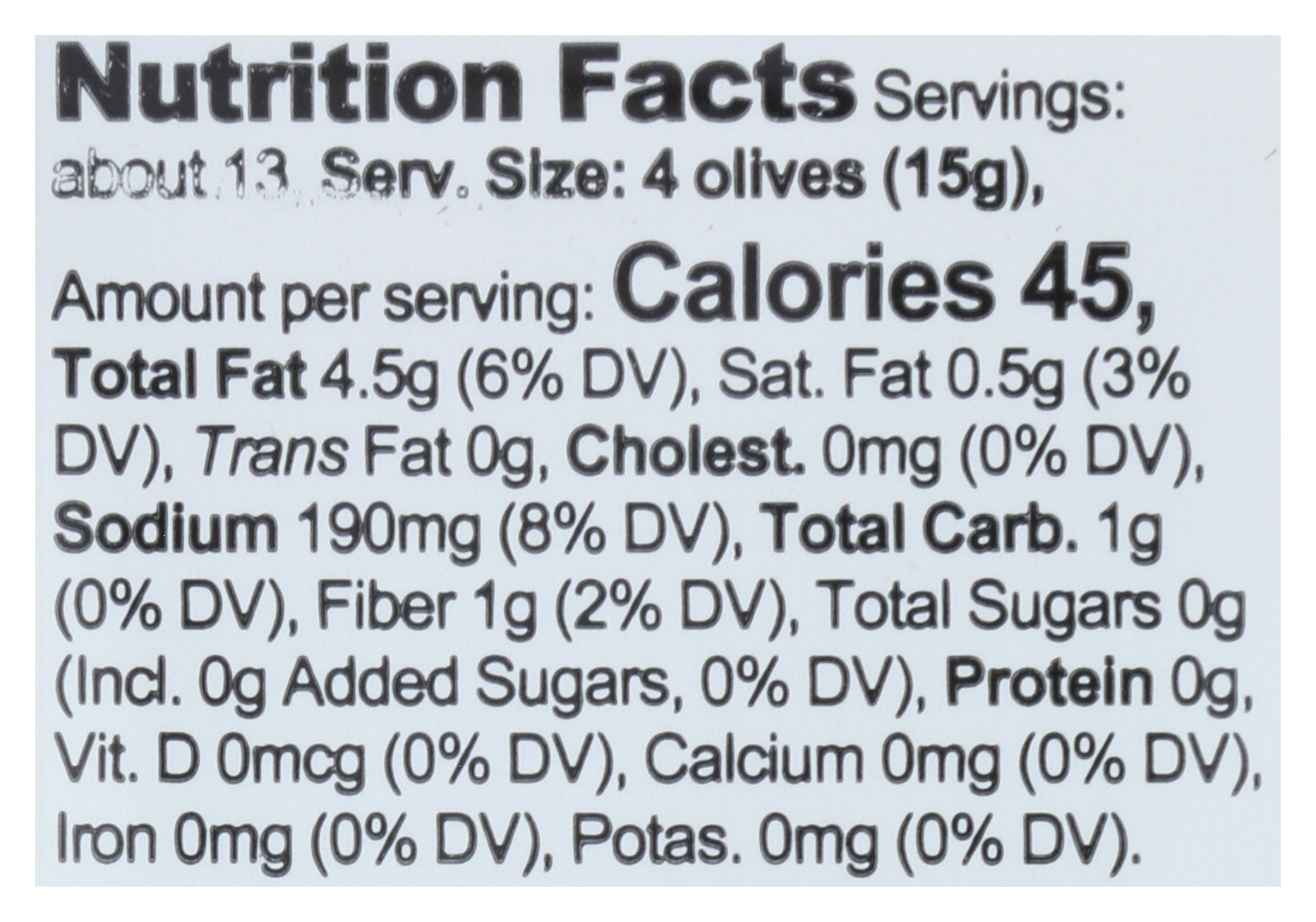 DIVINA OLIVES KALAMATA PITTED - Case of 6