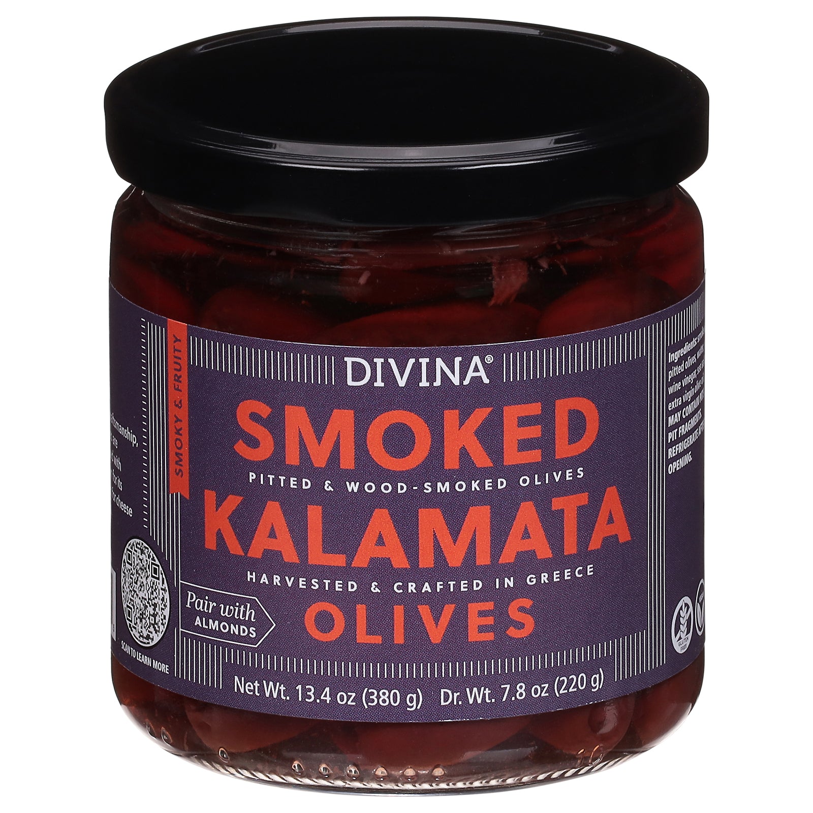 Divina - Olives Smkd Kalamata - CS of 6-7.8 OZ