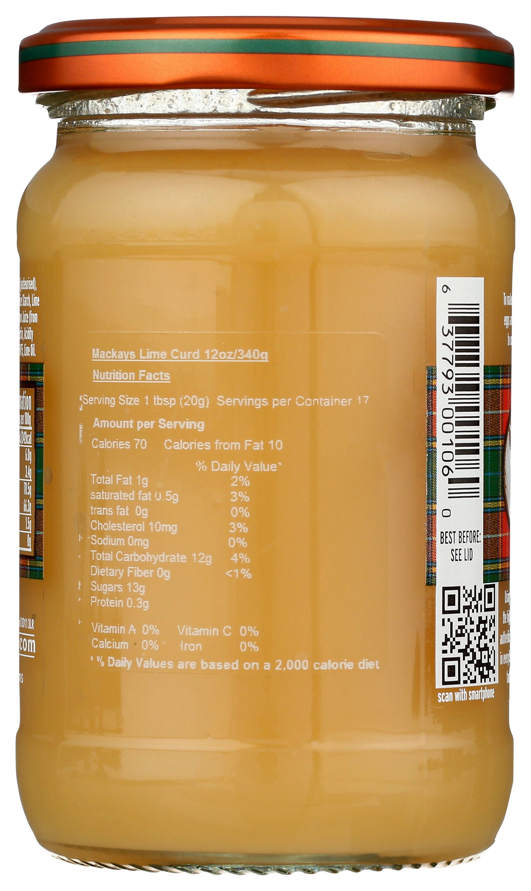 MACKAYS CURD LIME - Case of 6