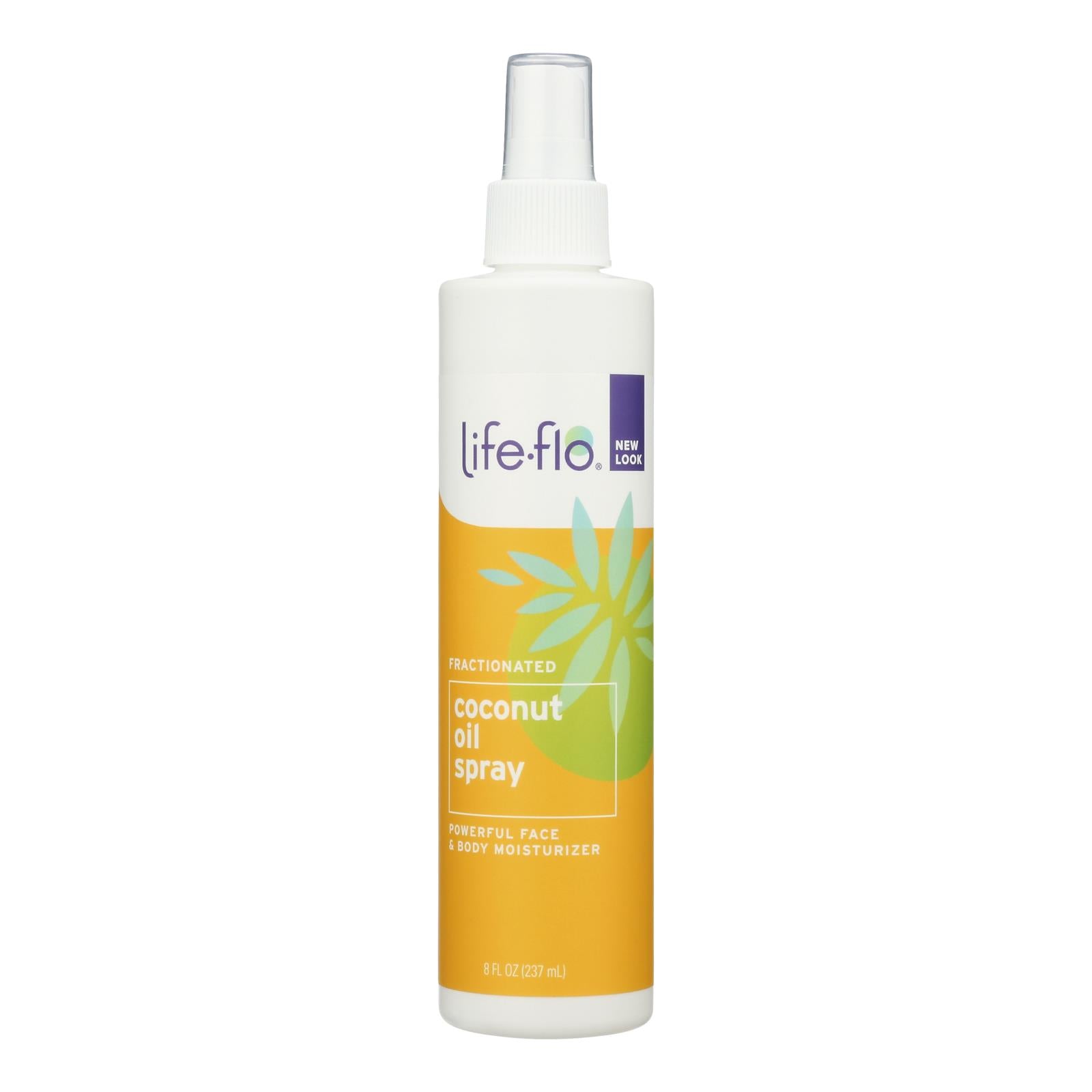 Life-flo 100% Pure Fractionated Coconut Oil Spray Skin Care - 1 Each - 8 Oz