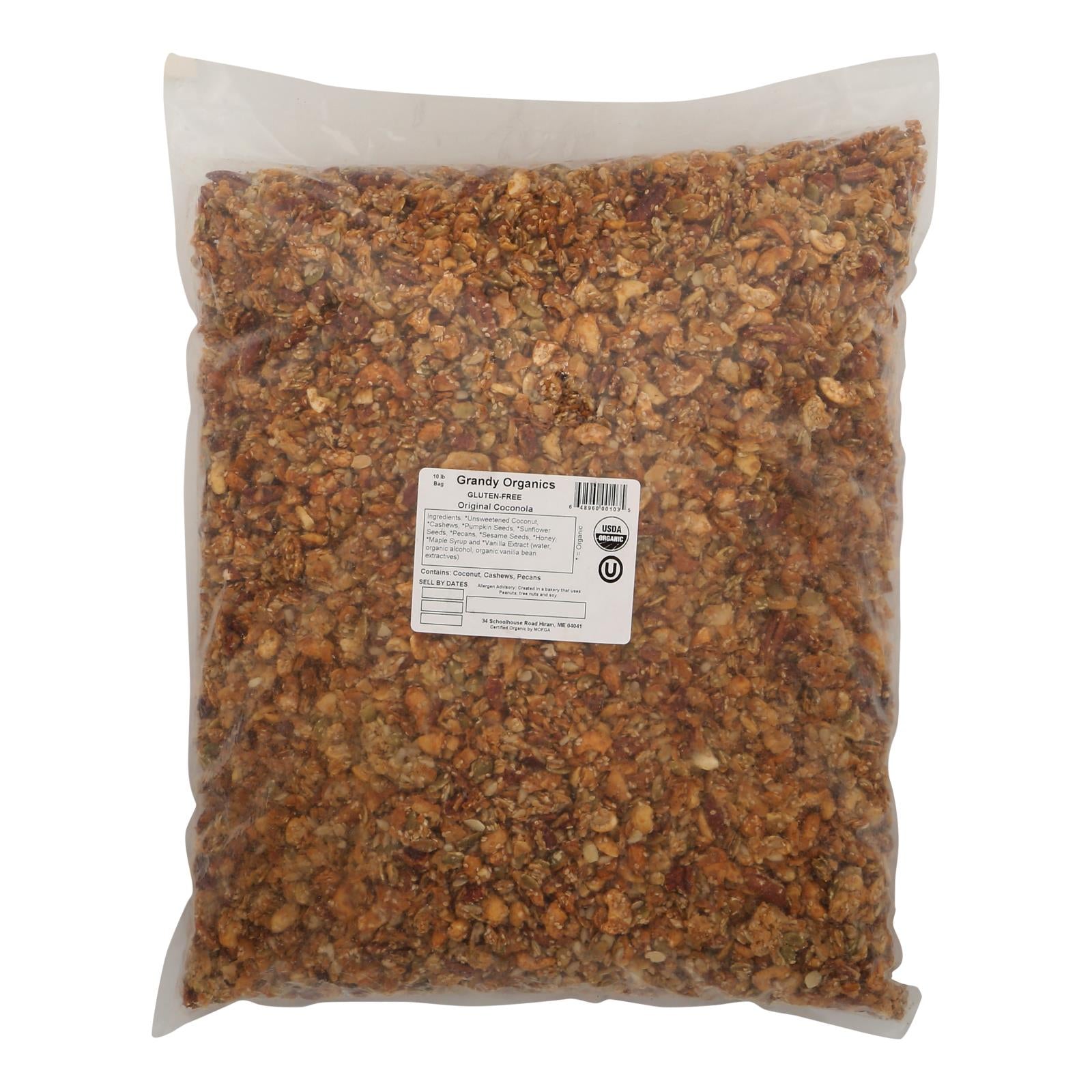 Grandy Oats Granola Organic Coconola - Single Bulk Item - 10lb