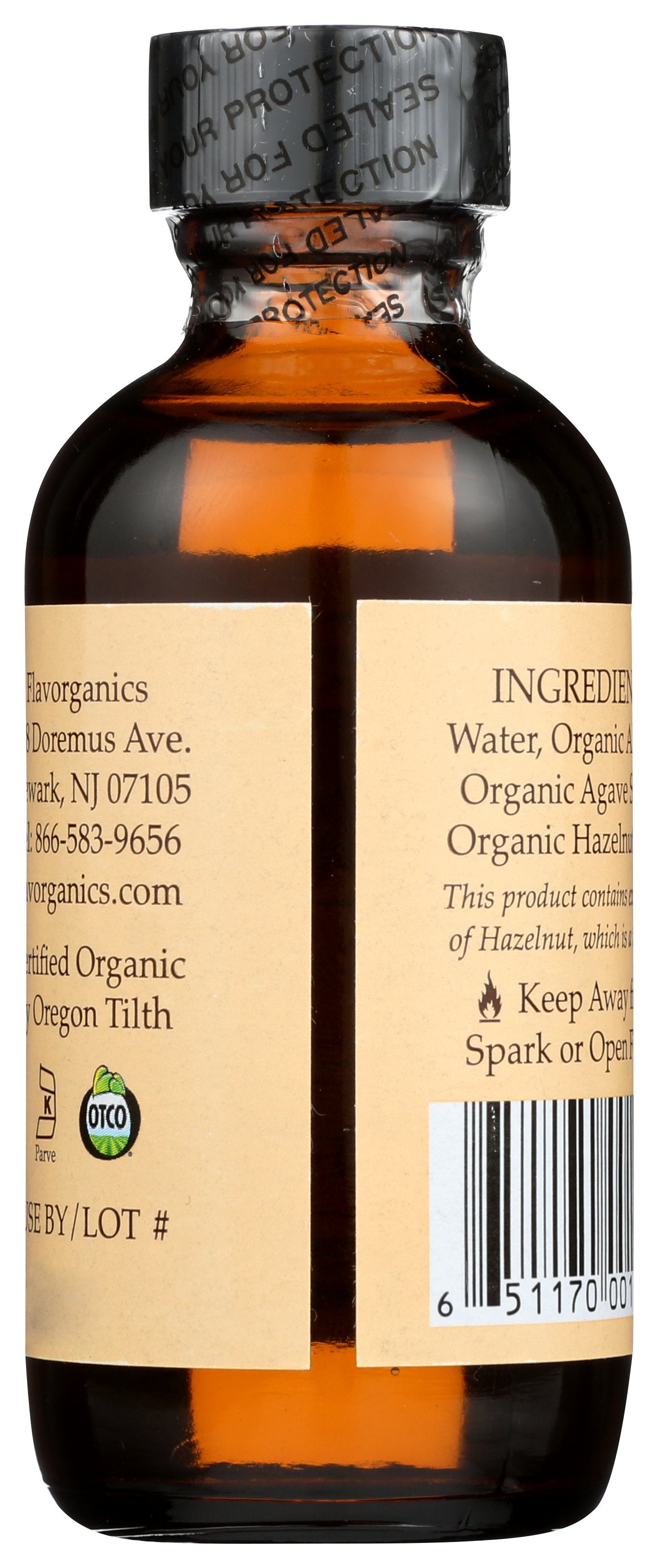 FLAVORGANICS EXTRACT HAZELNUT ORG
