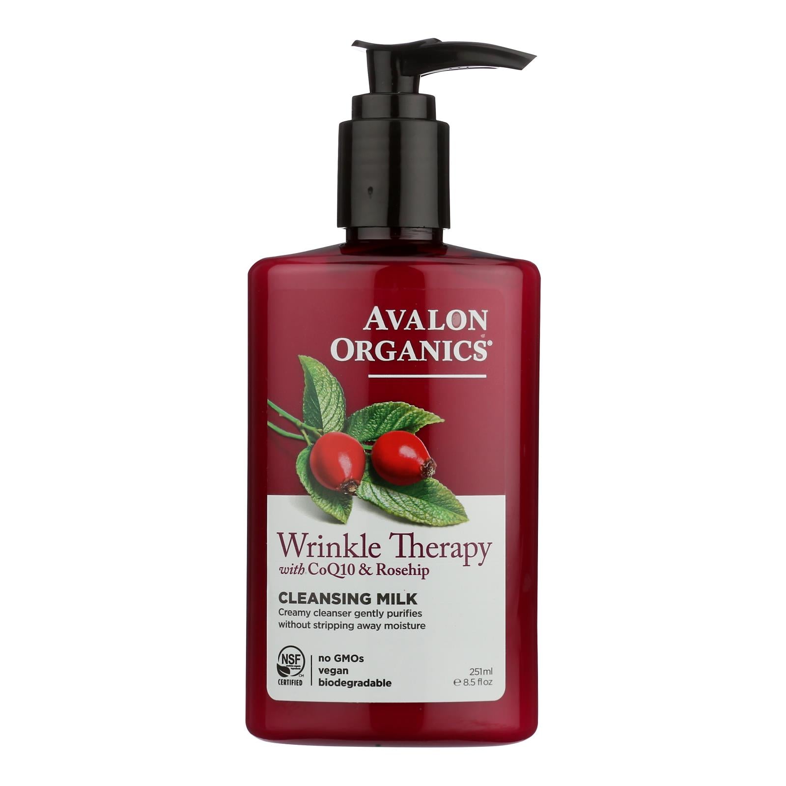 Avalon Organics CoQ10 Facial Cleansing Milk - 8.5 fl oz