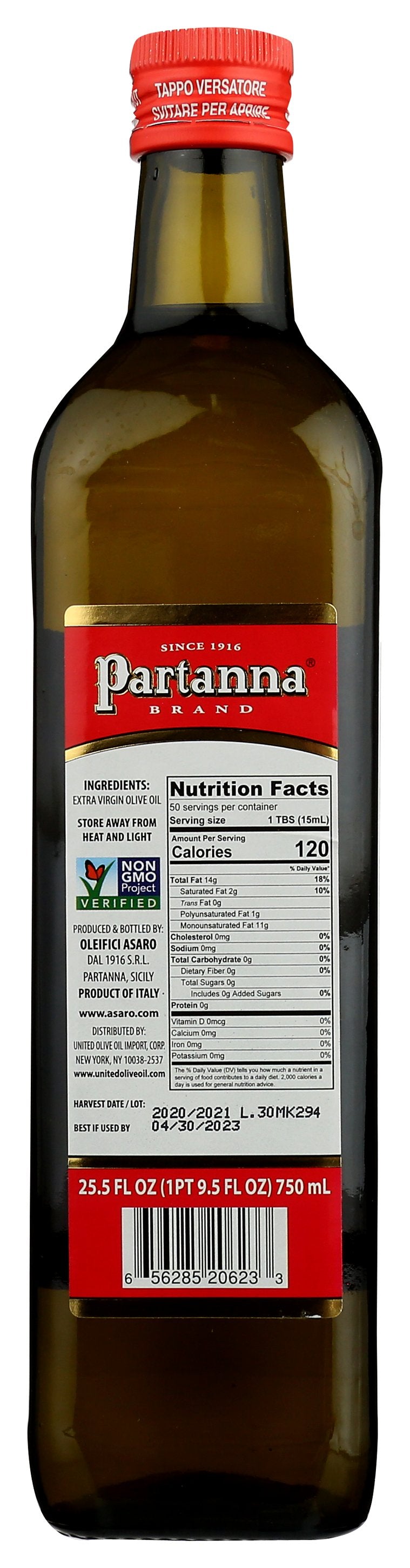 PARTANNA EVERYDAY EVOO - Case of 4