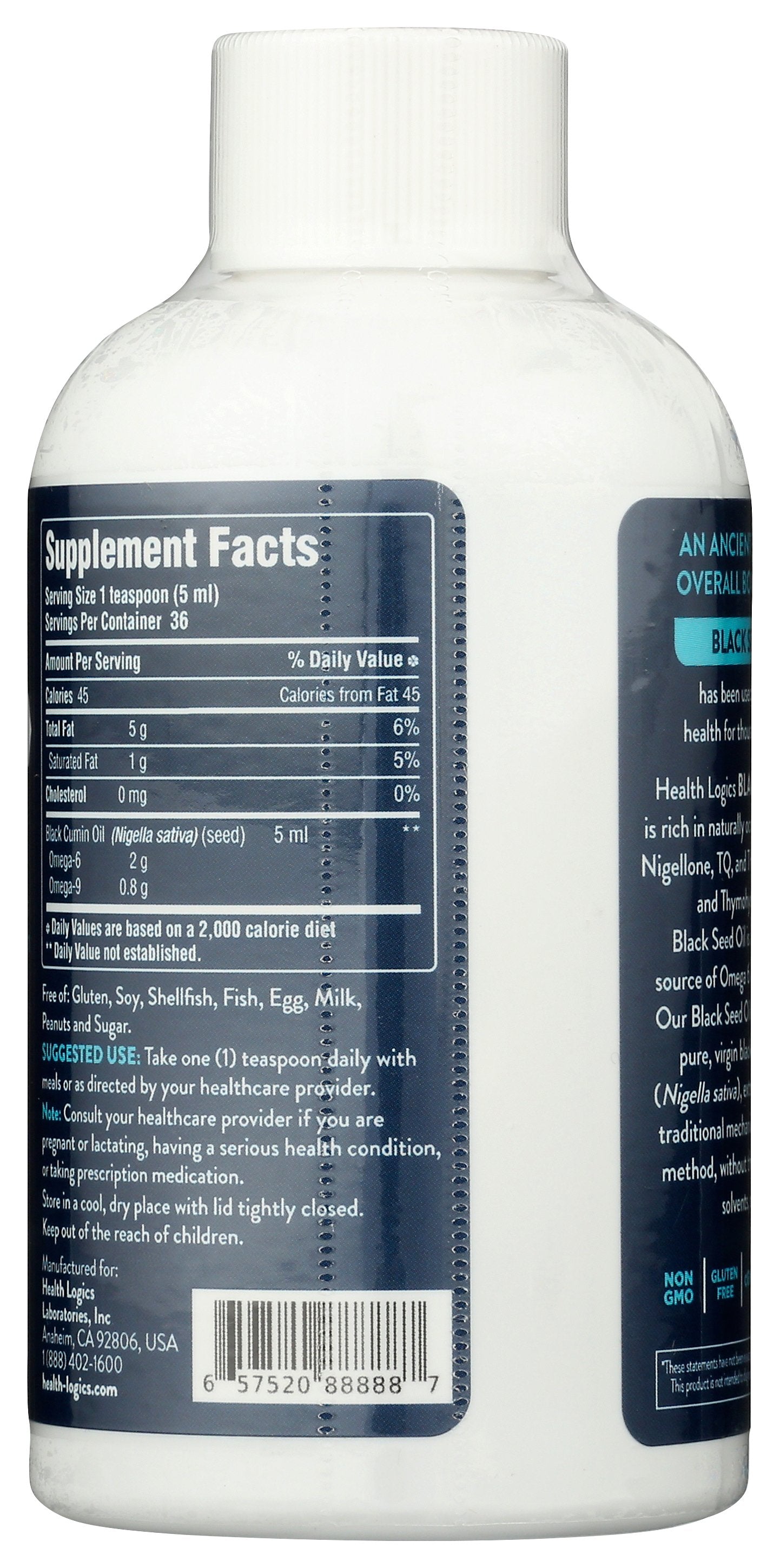 HEALTH LOGICS BLACKSEED LIQUID - Case of 3