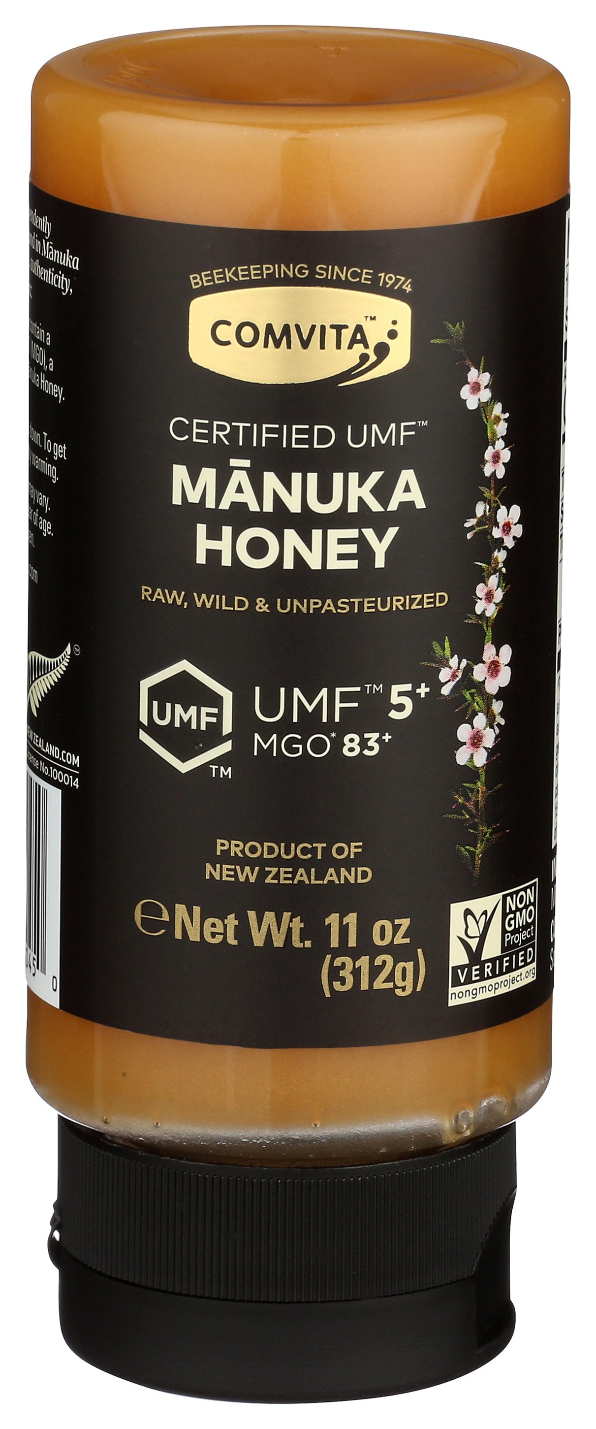 COMVITA HONEY RAW MANUK UMF5 SQZ