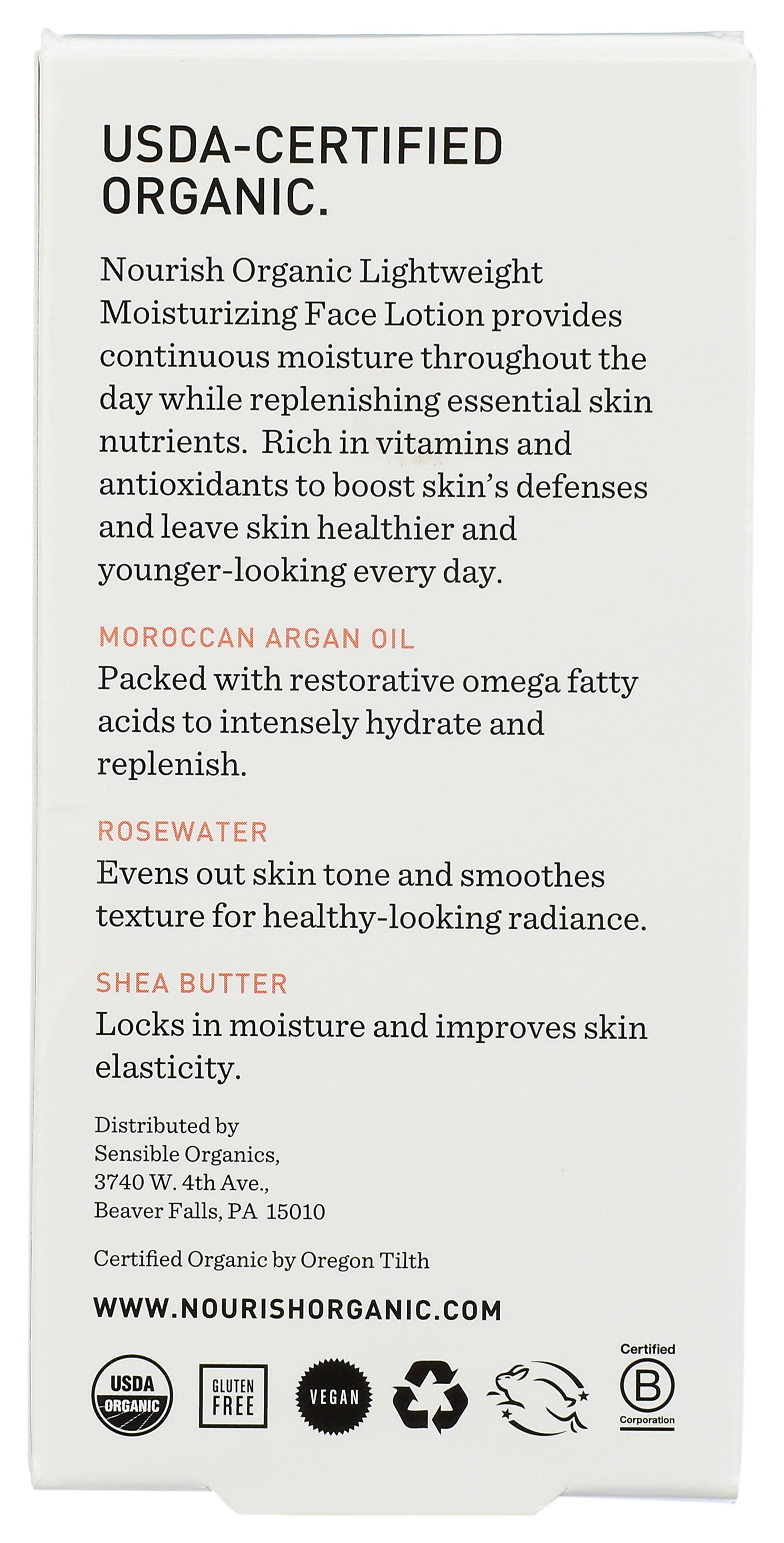 NOURISH FACE LTN LIGHTWGHT MOISTR ORG - Case of 3