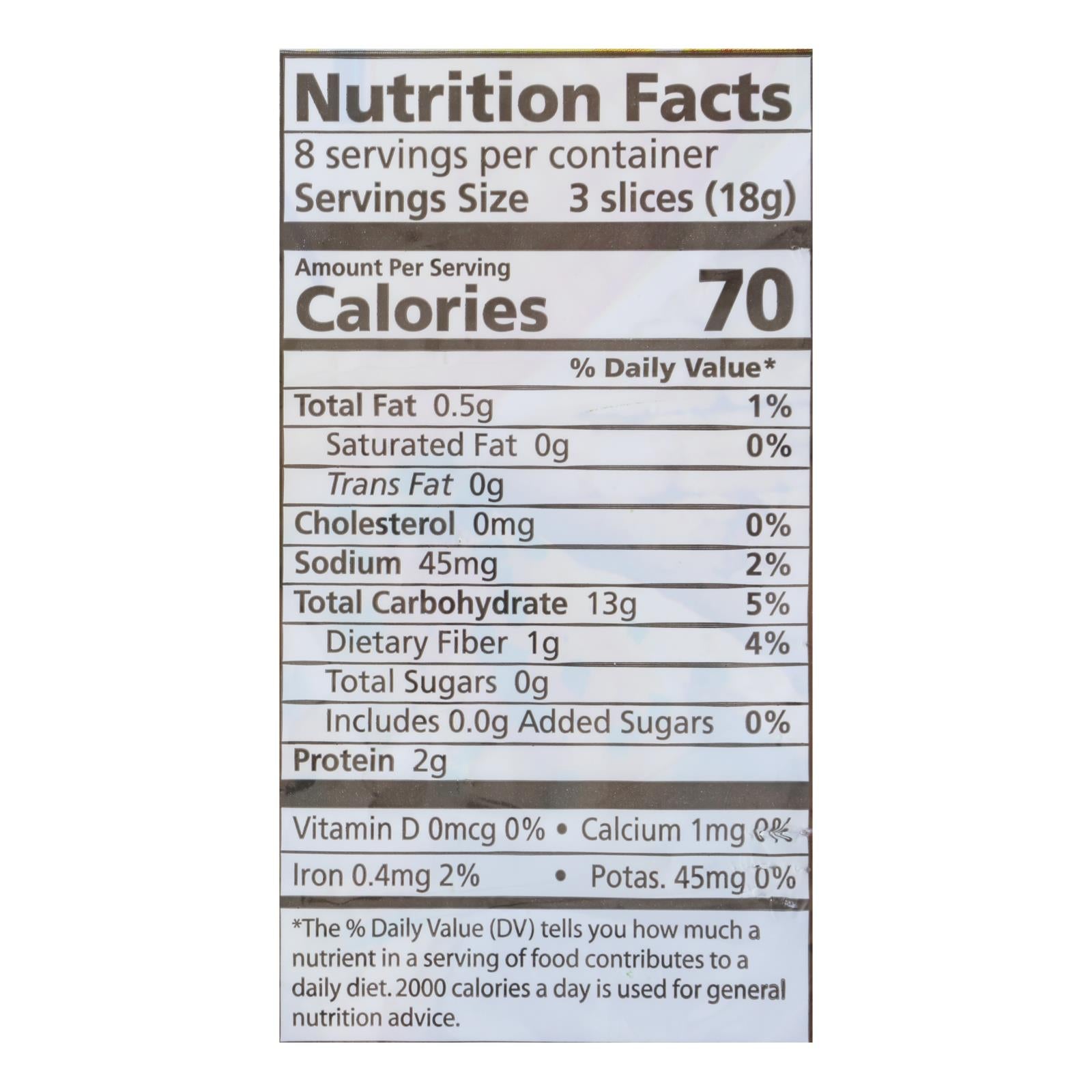 Real Foods Organic Corn Thins - Multigrain - Case Of 6 - 5.3 Oz.