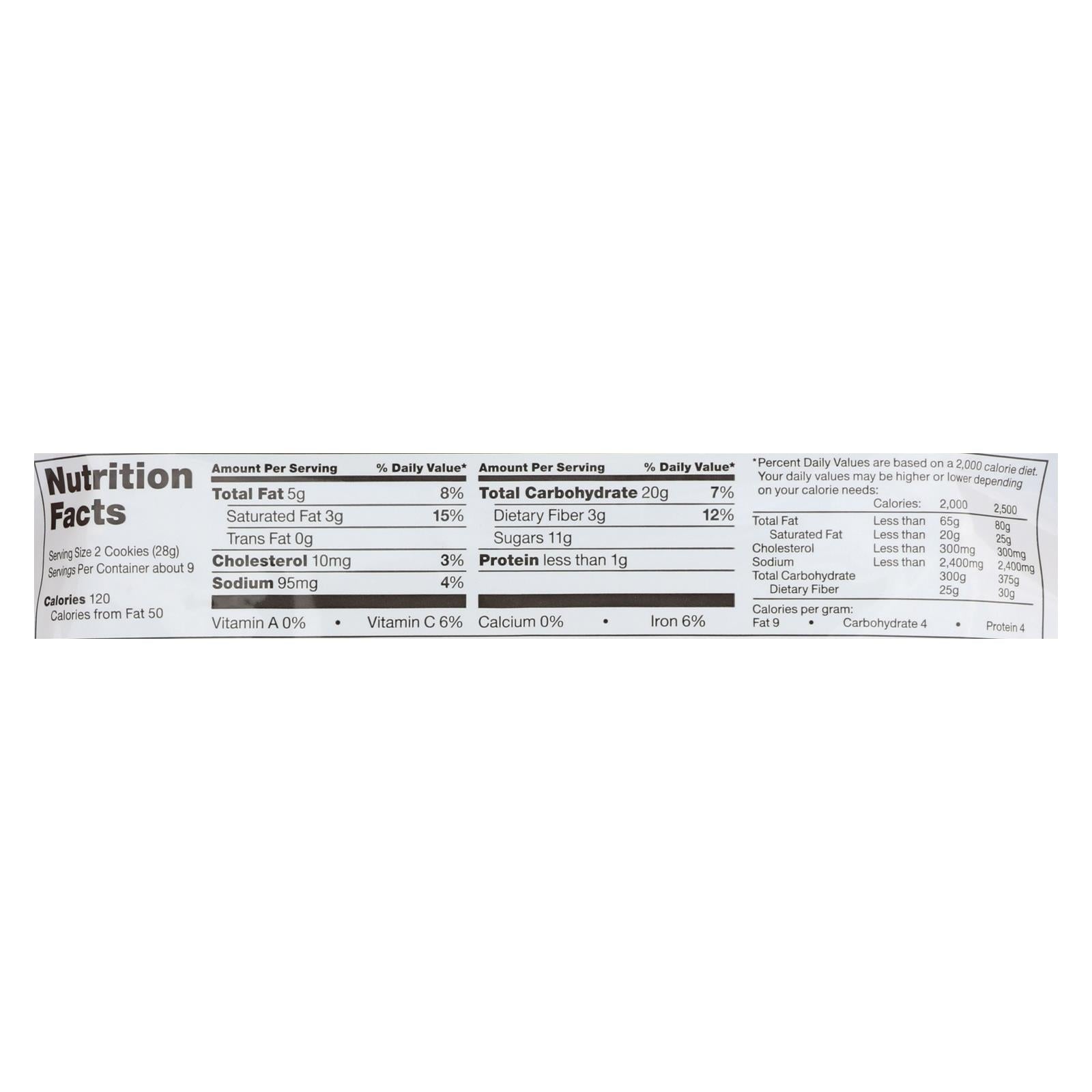 Glutino Chocolate Chip - Case of 12 - 8.6 oz.