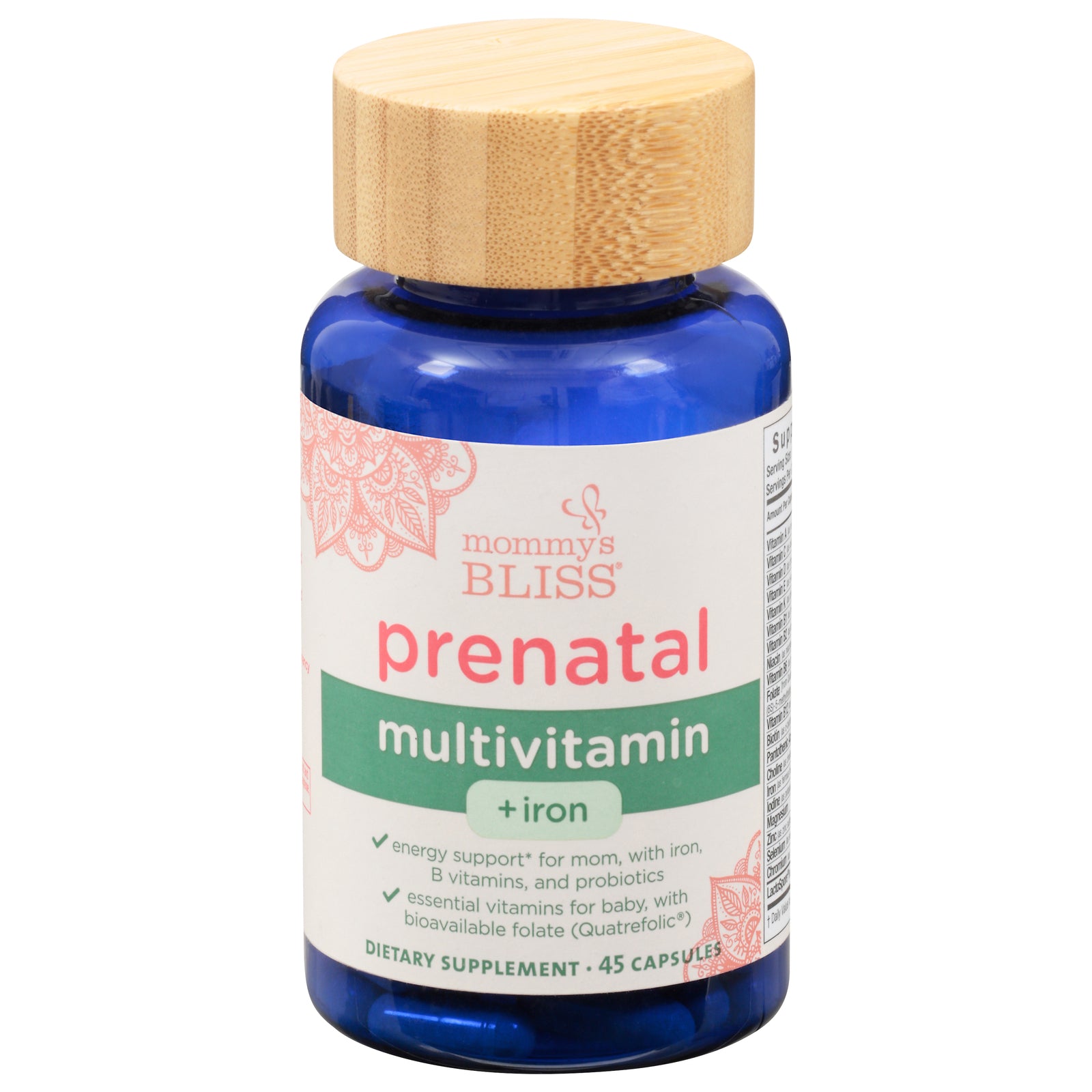 Mommy's Bliss - Multivit Prenatal Iron - 1 Each-45 CT