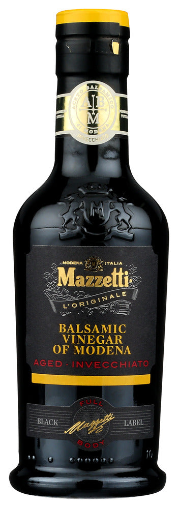 Mazzetti Vinegar Balsamic 5 Leaf Black - Case of 6 - 8.45 oz