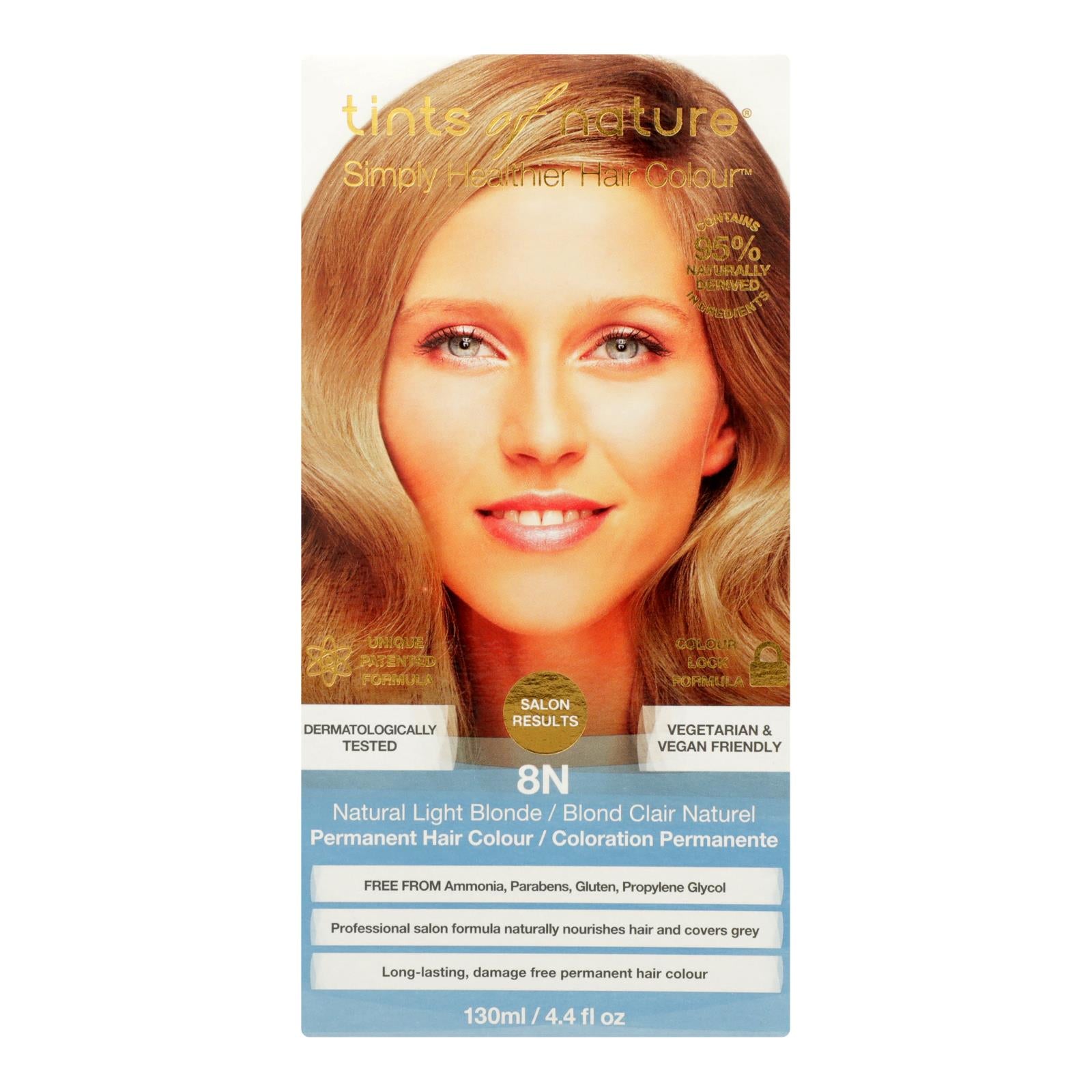 Tints Of Nature 8n Natural Light Blonde Hair Color - 1 Each - 4.4 Fz