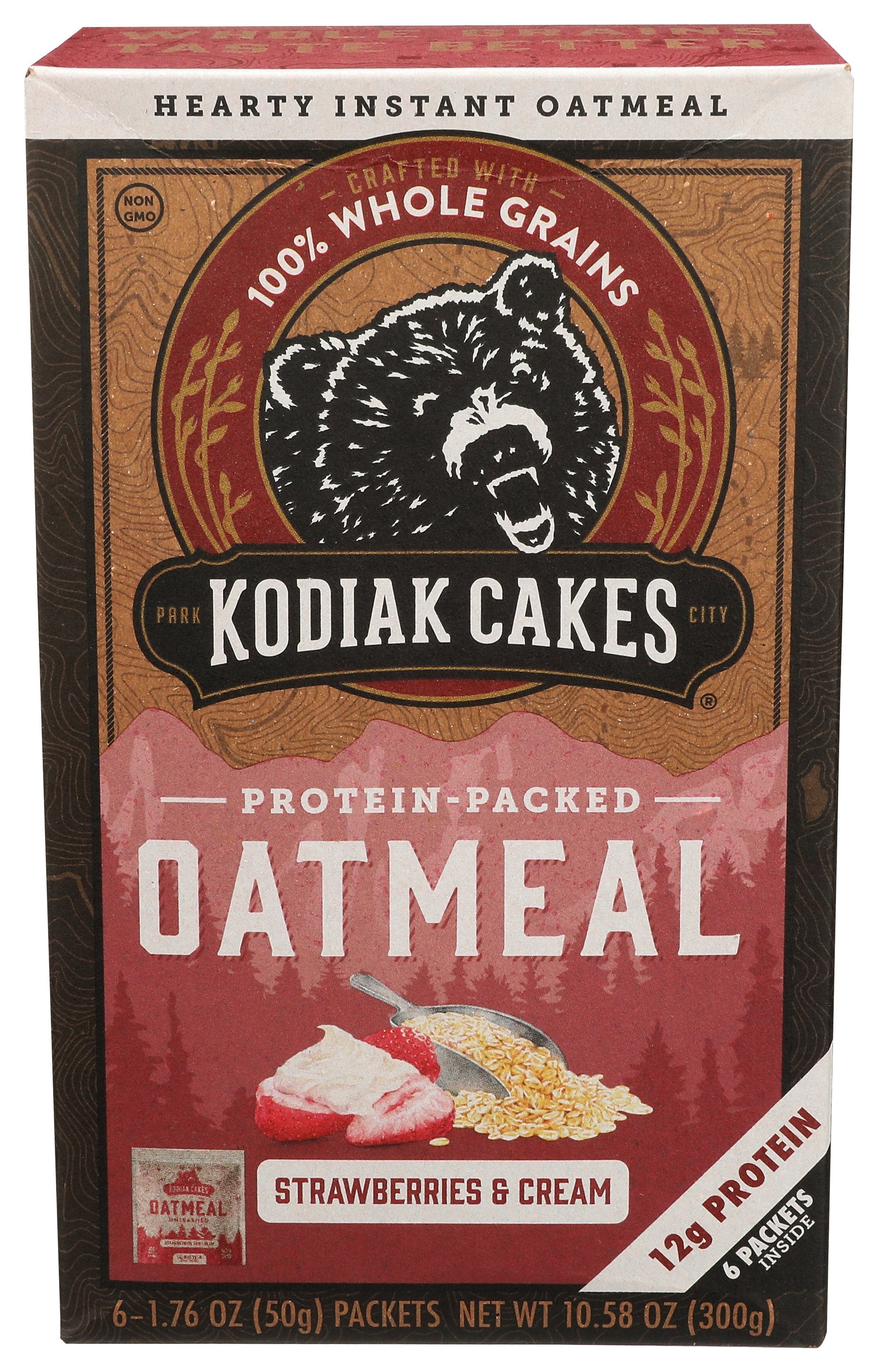 KODIAK OATMEAL STRWBRY & CREAM - Case of 6
