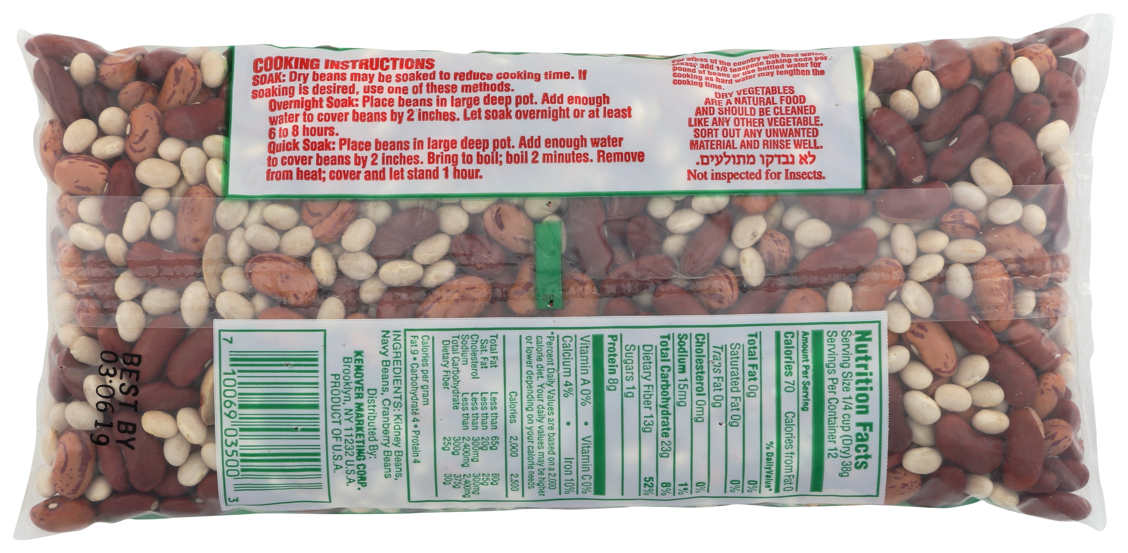 GEFEN SOUP MIX CHOLENT BEAN - Case of 24