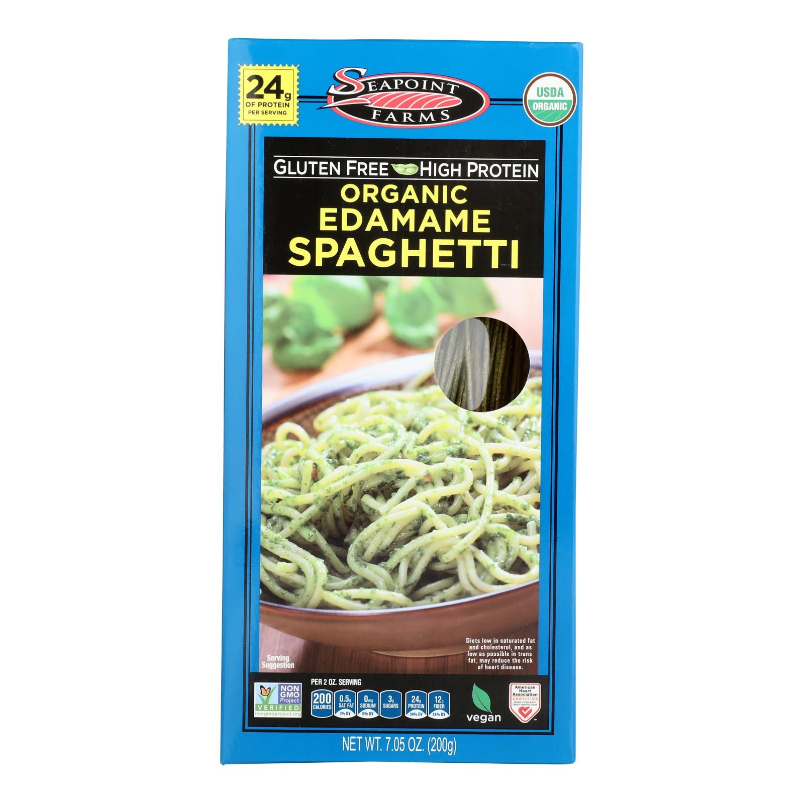 Seapoint Farms Edamame Spaghetti - Case Of 12 - 7.5 Oz.