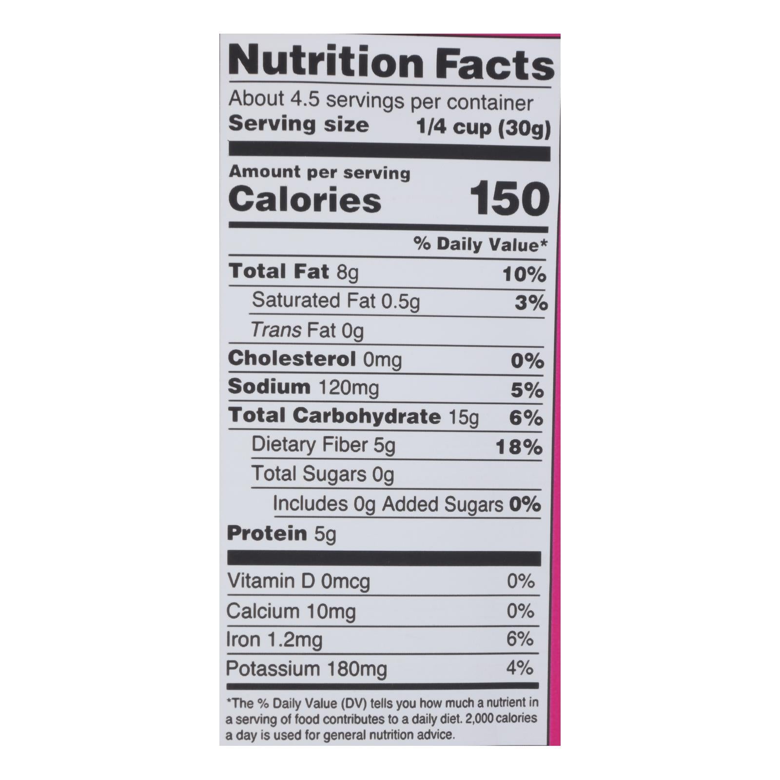 Seapoint Farms - Lentil Snack Himalayan Salt - Case of 12-5 OZ