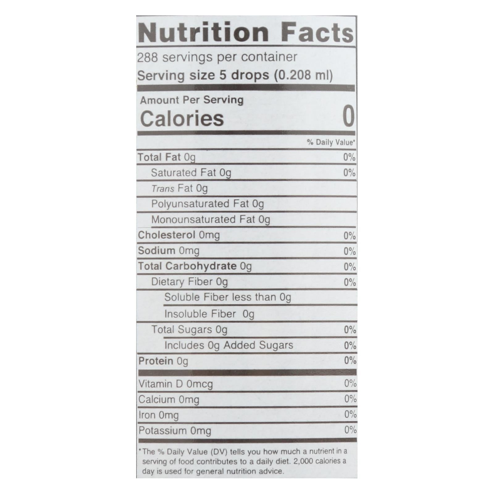 Sweet Leaf Liquid Stevia Sweet Drops - Hazelnut - 2 Oz