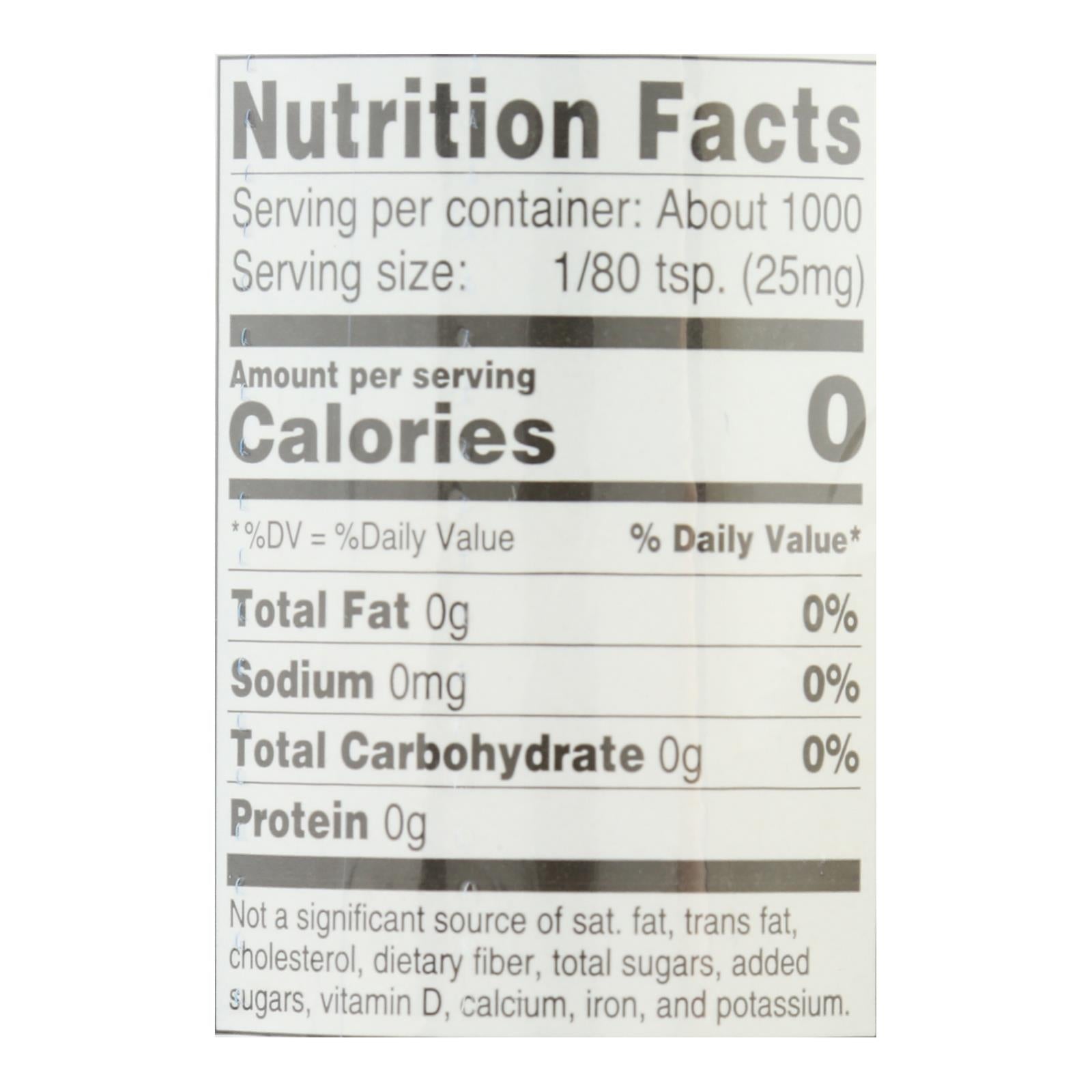 Sweet Leaf Stevia Extract - 0.9 Oz