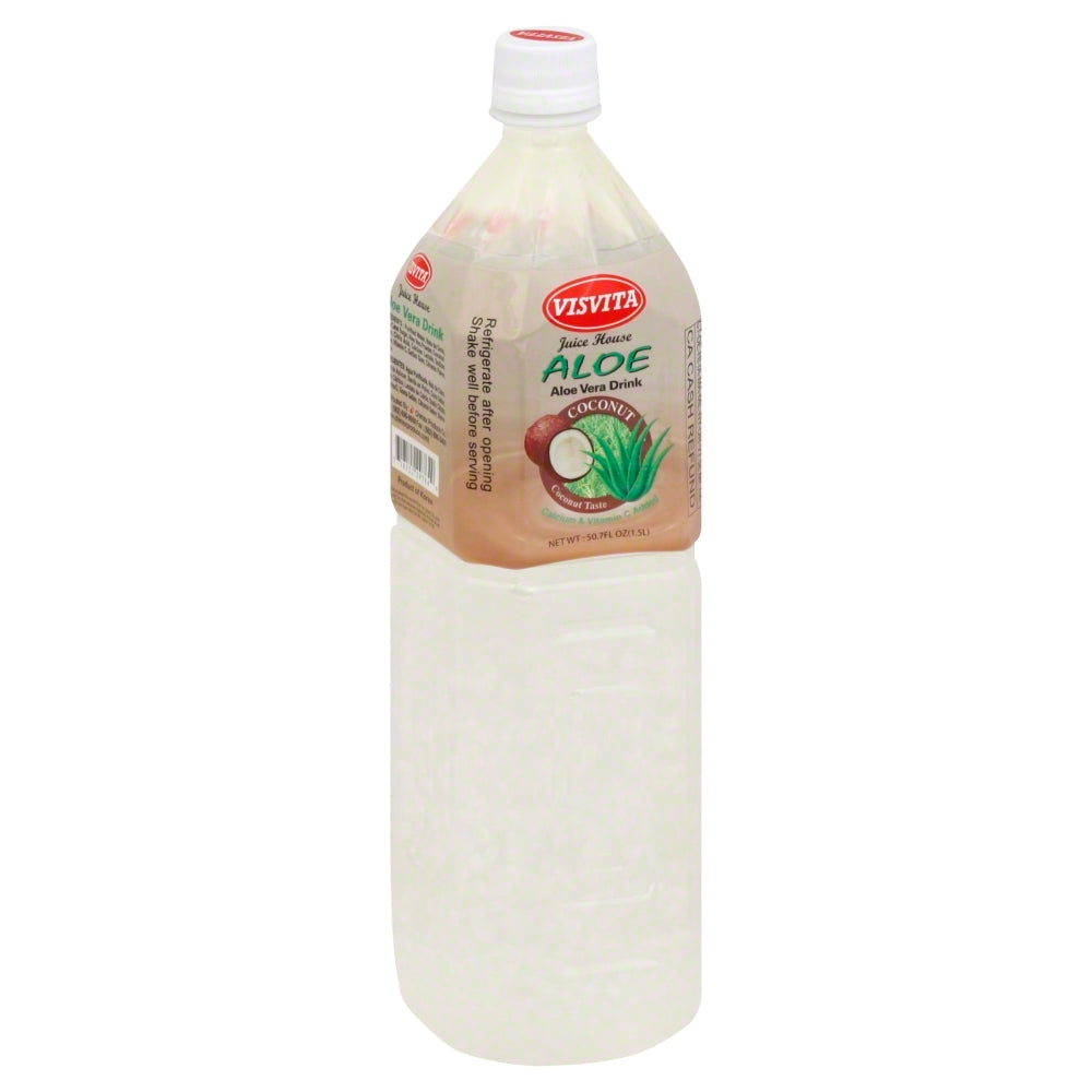 Visvita Drink Aloe Vera Coconut Flavor - Pack of 12 - 1.5 lt