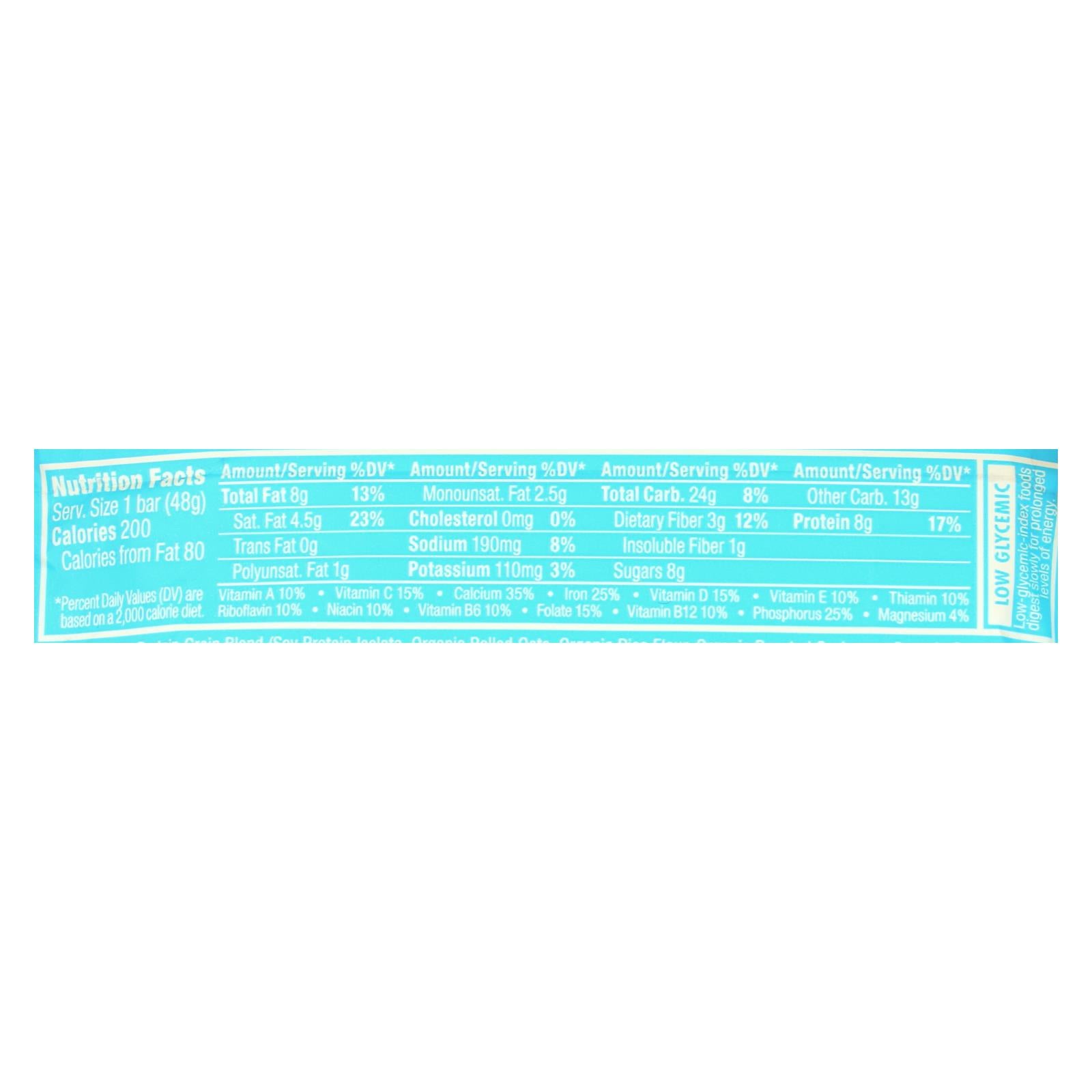 Clif Bar Luna Bar - Organic Chocolate Dipped Coconut - Case of 15 - 1.69 oz
