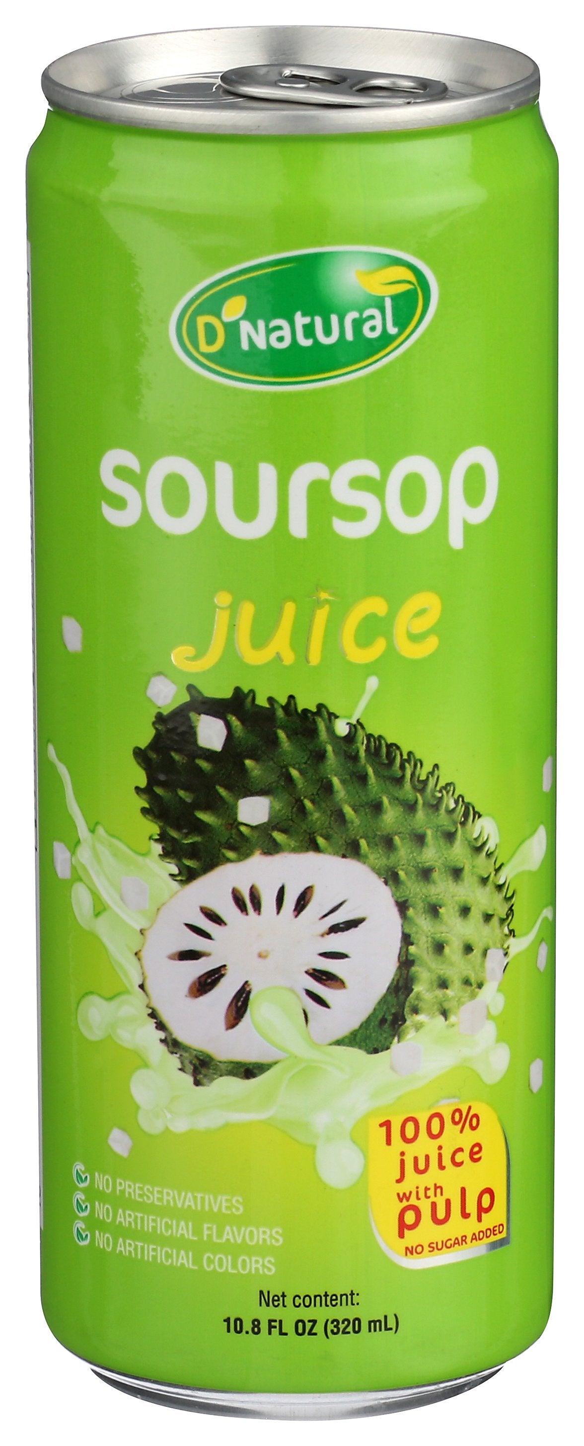 DNATURAL JUICE SOURSOP - Case of 12