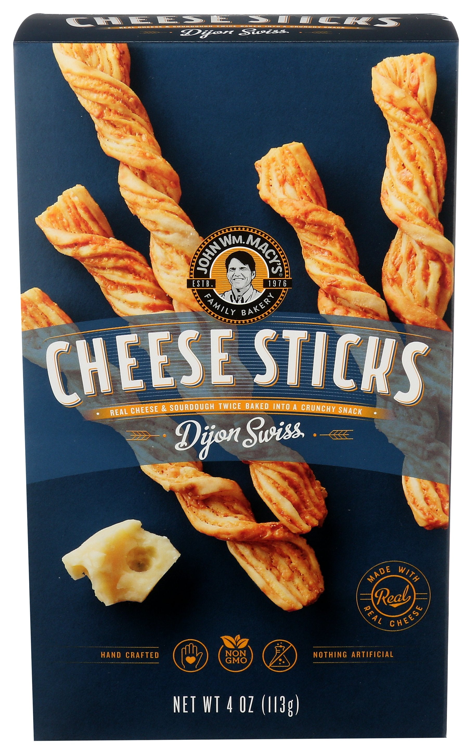 MACYS CHEESESTICK DIJON SWISS - Case of 6