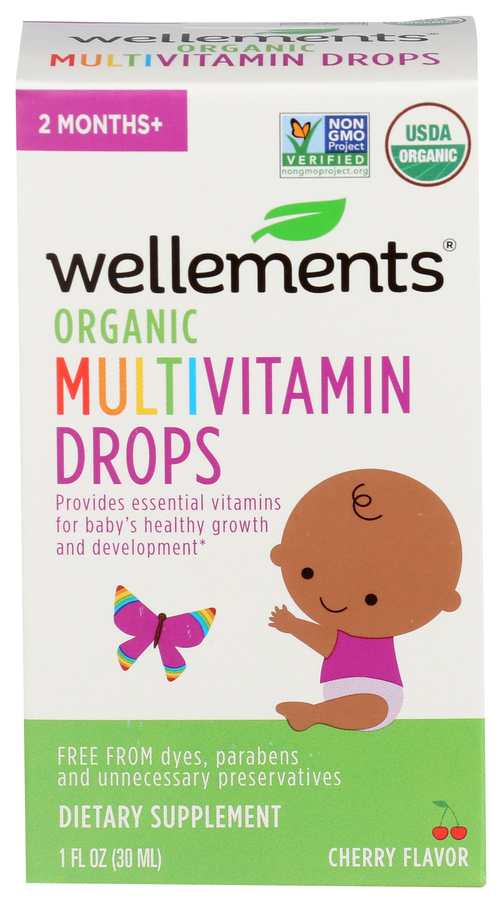 WELLEMENTS BABY MULTIVITAMIN DROP - Case of 3