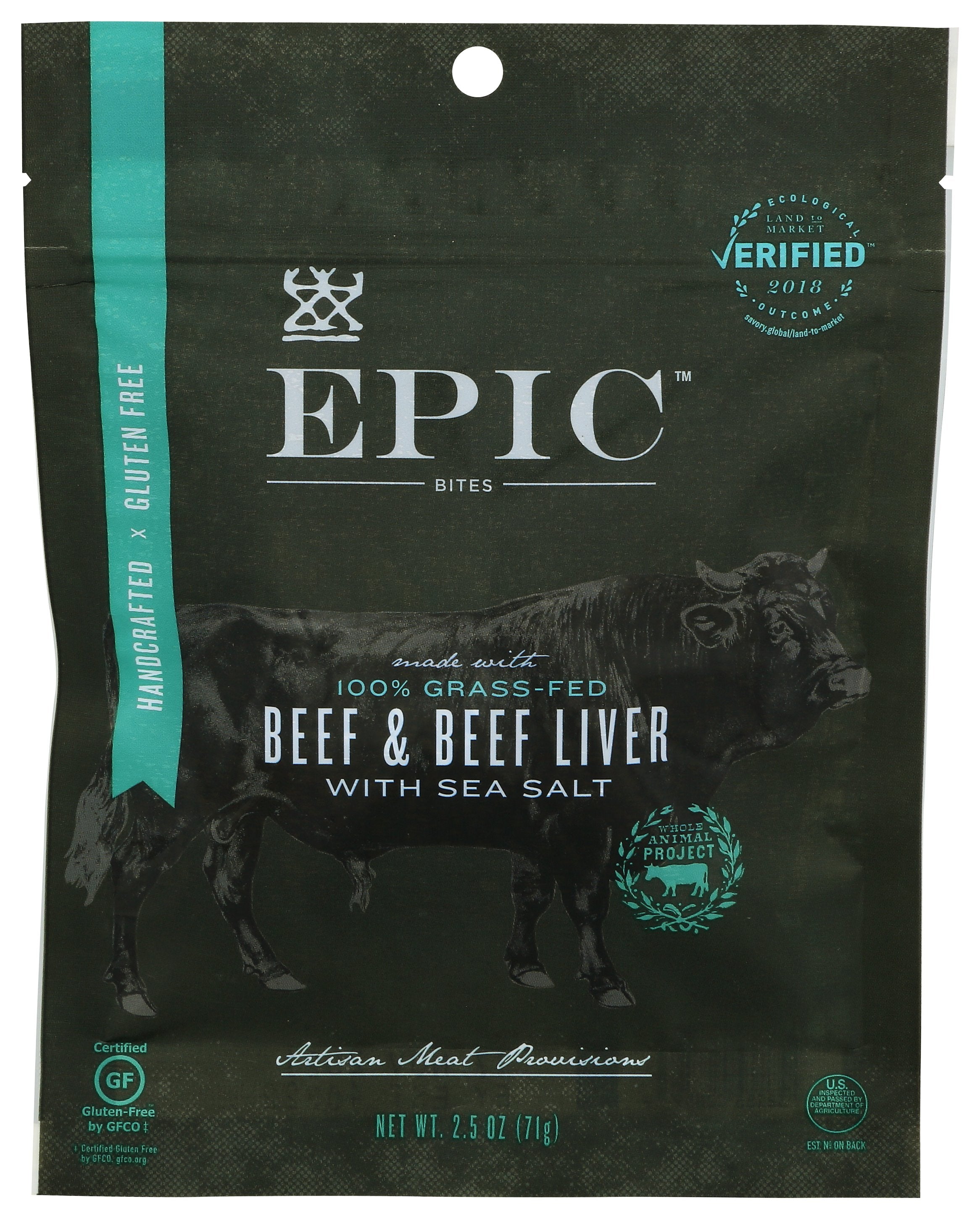 EPIC JERKY LVR BITES - Case of 8