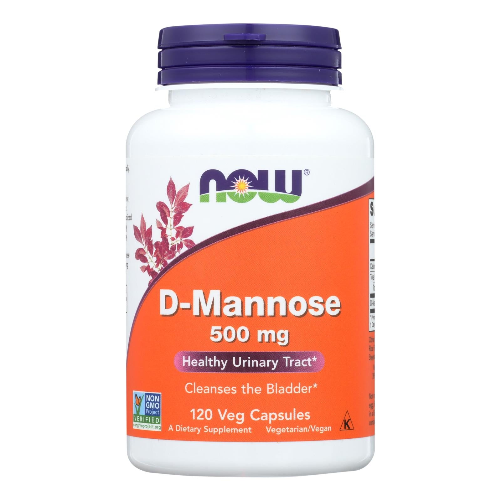 Now D-mannose Powder 500 Mg - 1 Each - 120 Cap