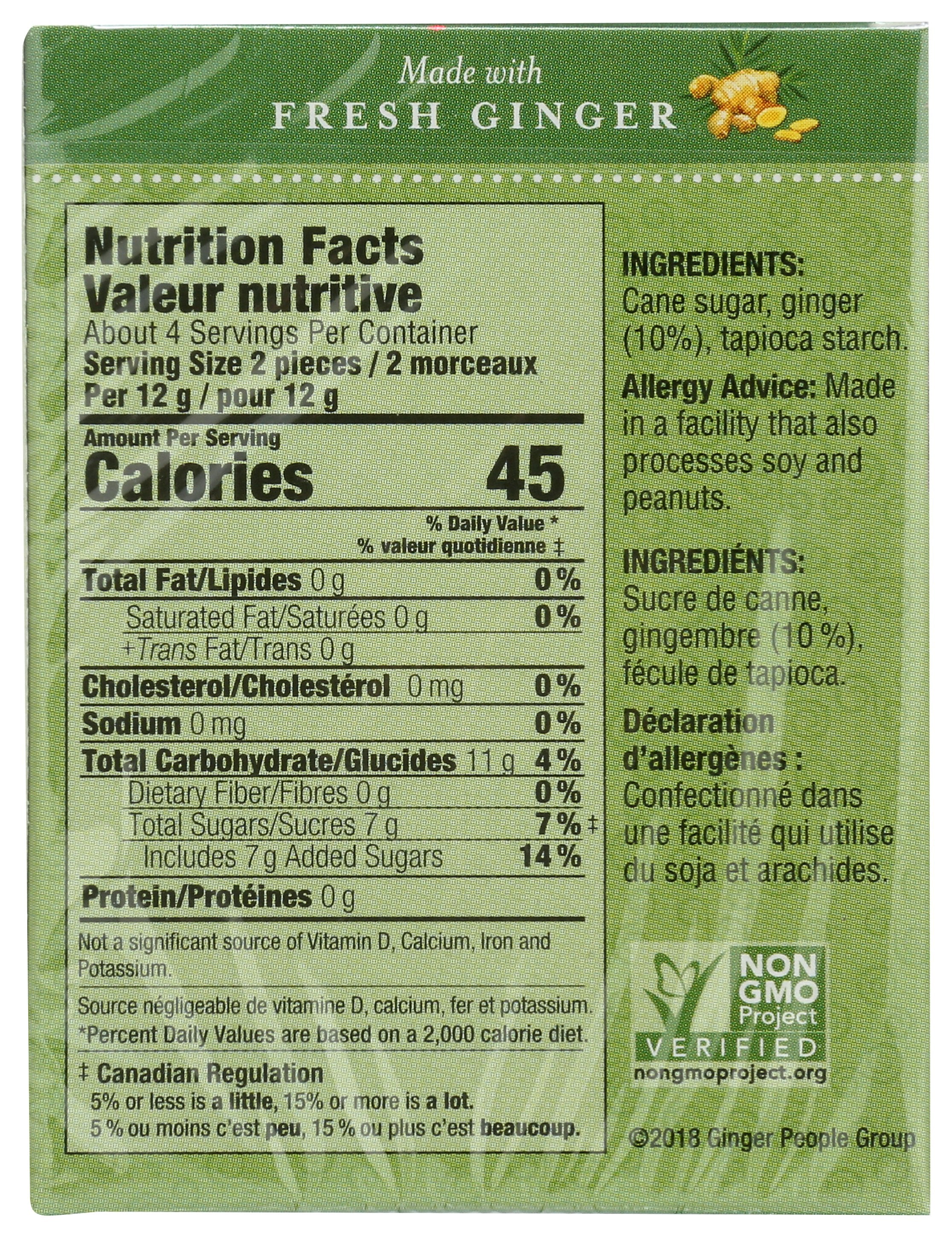 GINGER PEOPLE GINGER CHEWY ORGIN TRVL - Case of 12