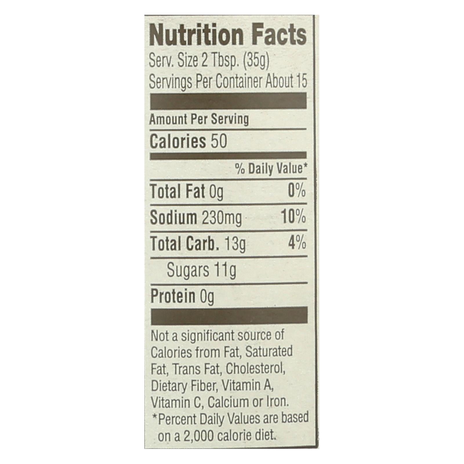 Stubb's BBQ Sauce - Sticky Sweet - Case of 6 - 18 oz.