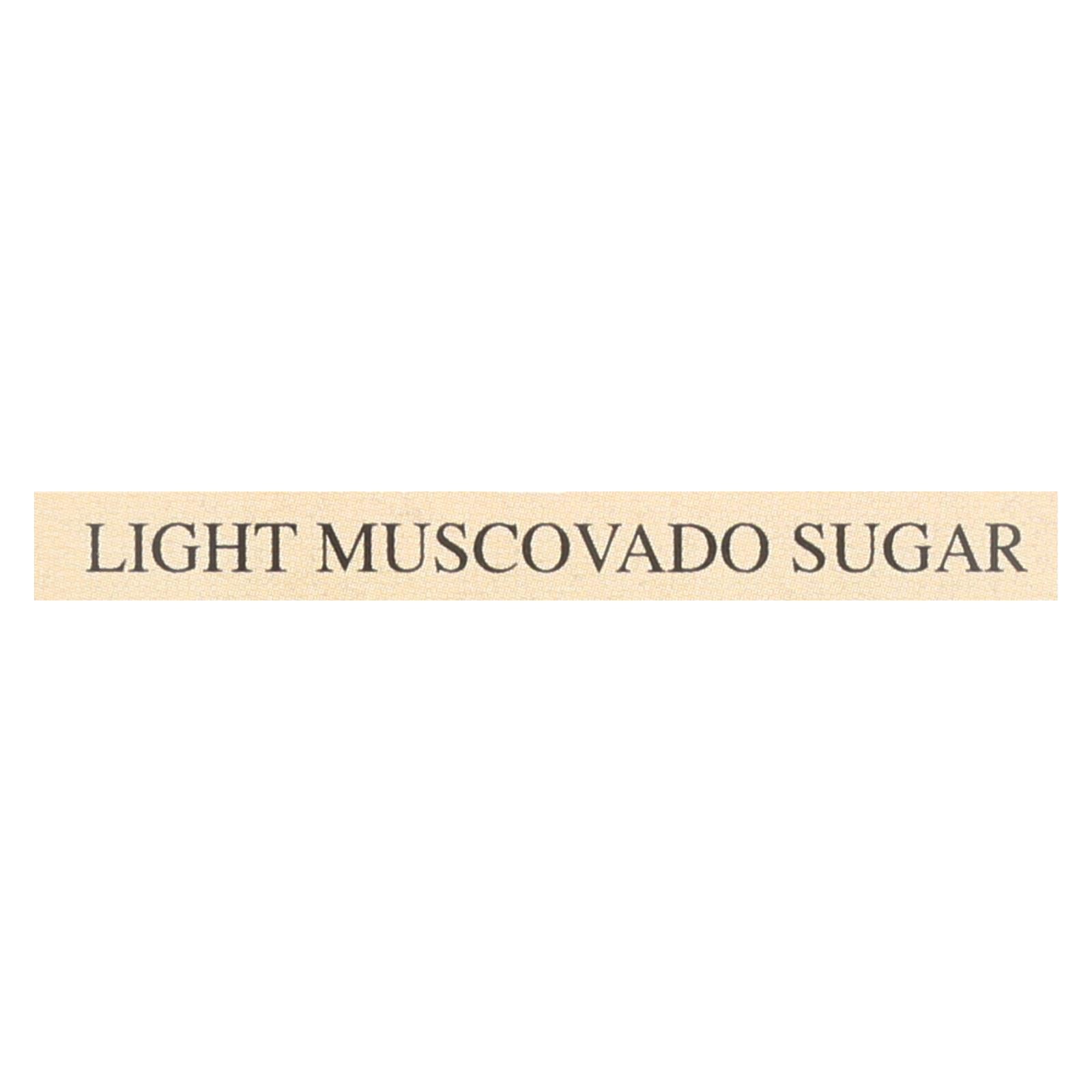 India Tree Gourmet Spices & Specialties Light Muscovado Sugar - Case Of 6 - 16 Oz