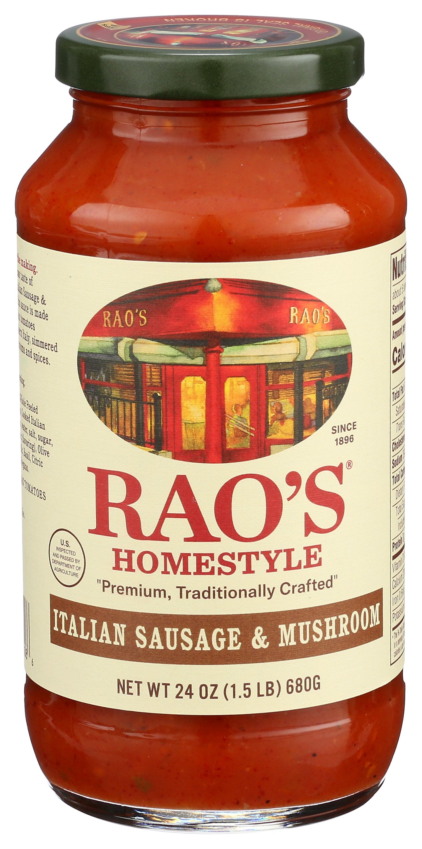 RAOS SAUCE ITAL SSAGE MUSHRM - Case of 6