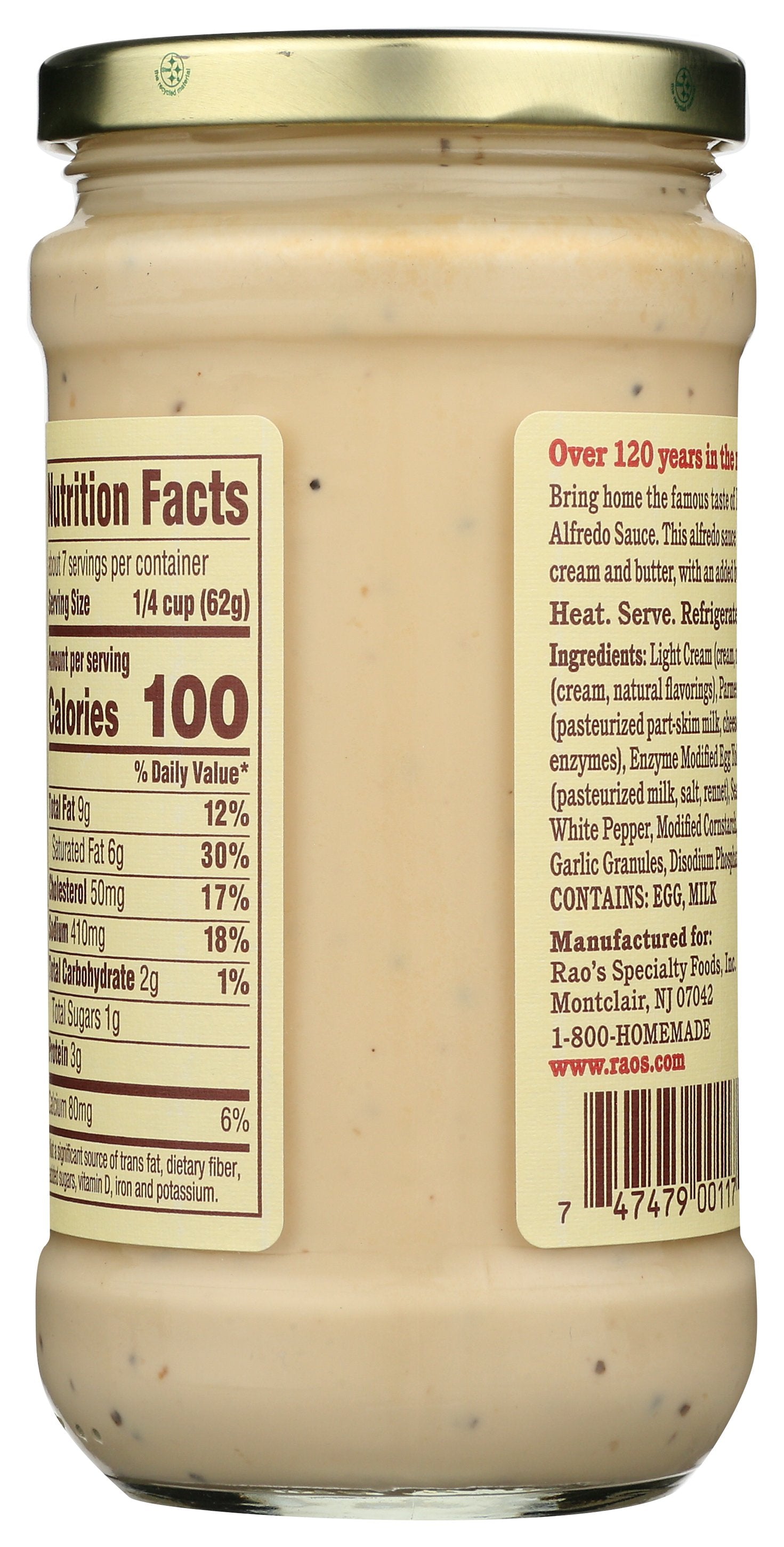 RAOS SAUCE ALFREDO GARLIC - Case of 6