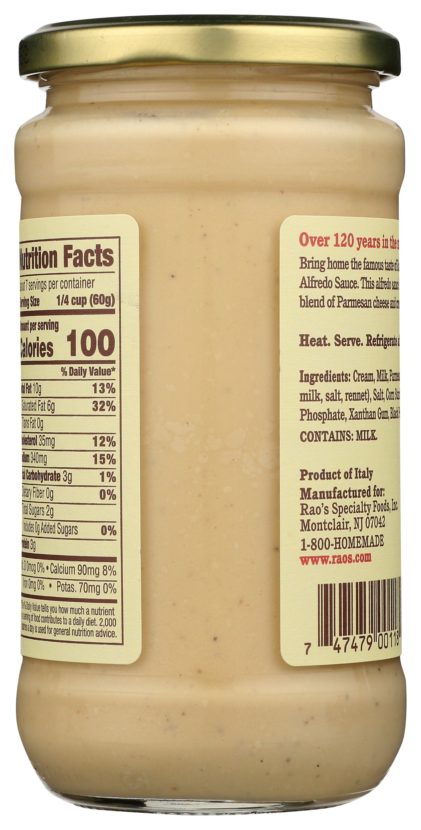 RAOS SAUCE ALFREDO - Case of 6