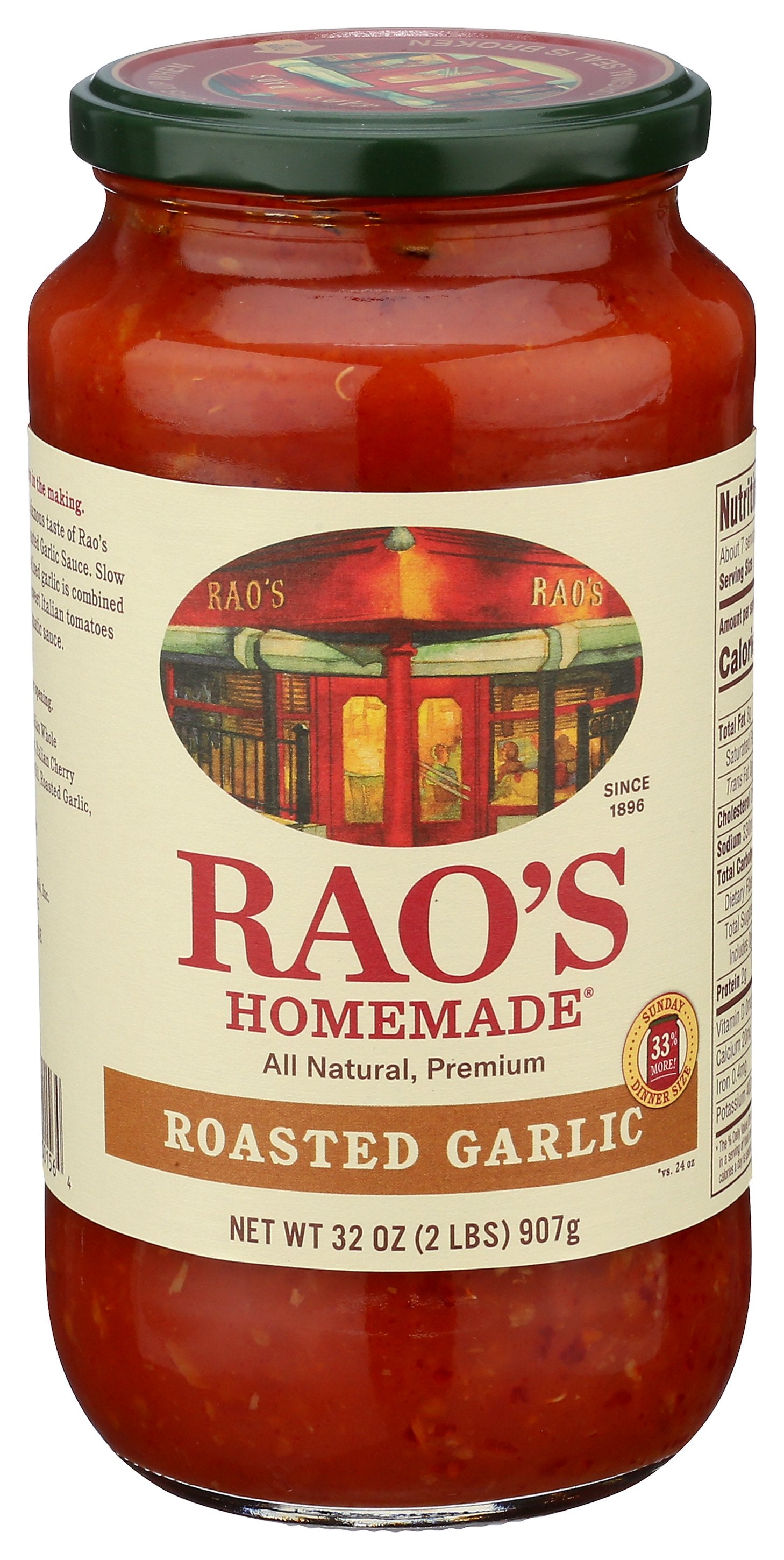 RAOS SAUCE GARLIC ROASTED - Case of 6