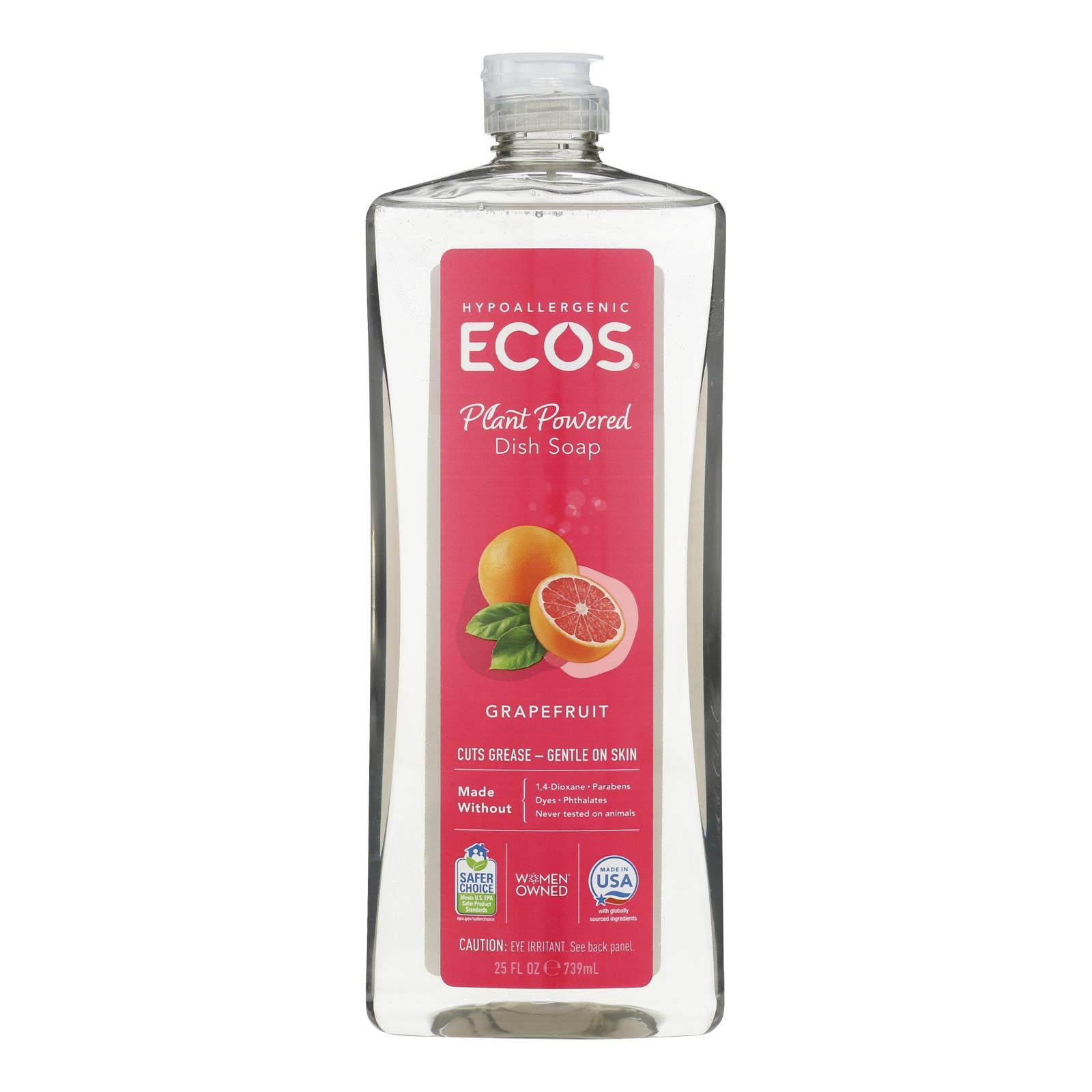Earth Friendly Dishmate - Grapefruit - 25 Oz - Case Of 6