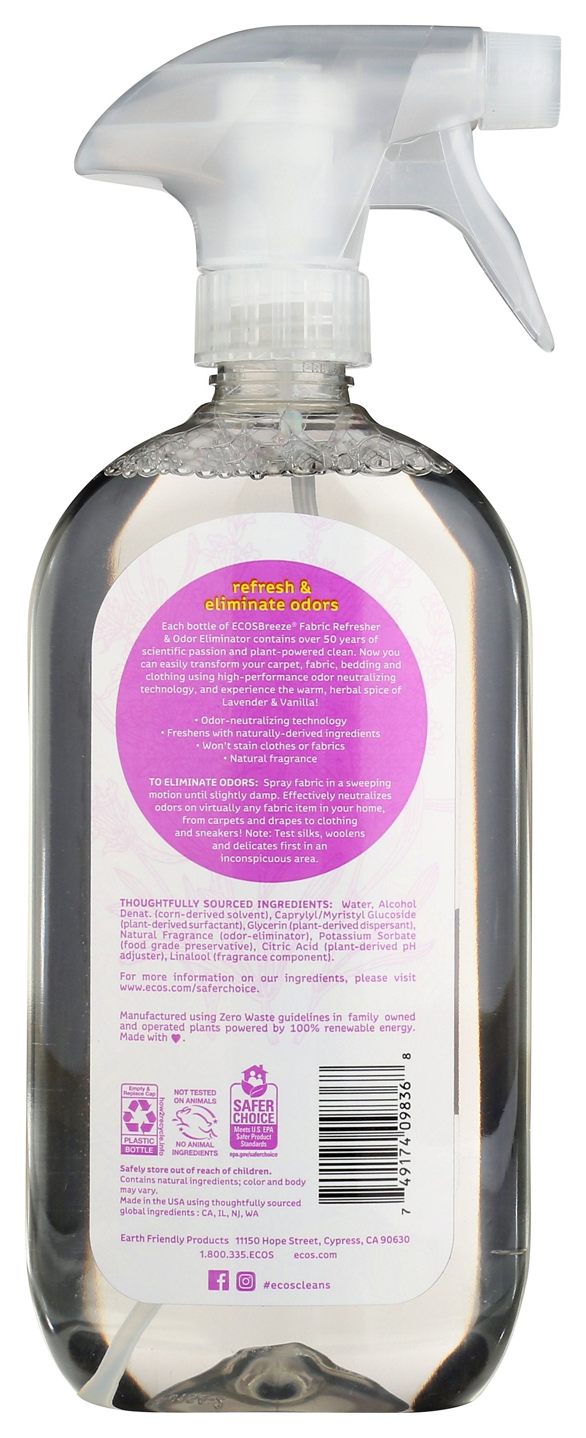 ECOS FRESHNR ODOR ELM LAV VAN - Case of 6