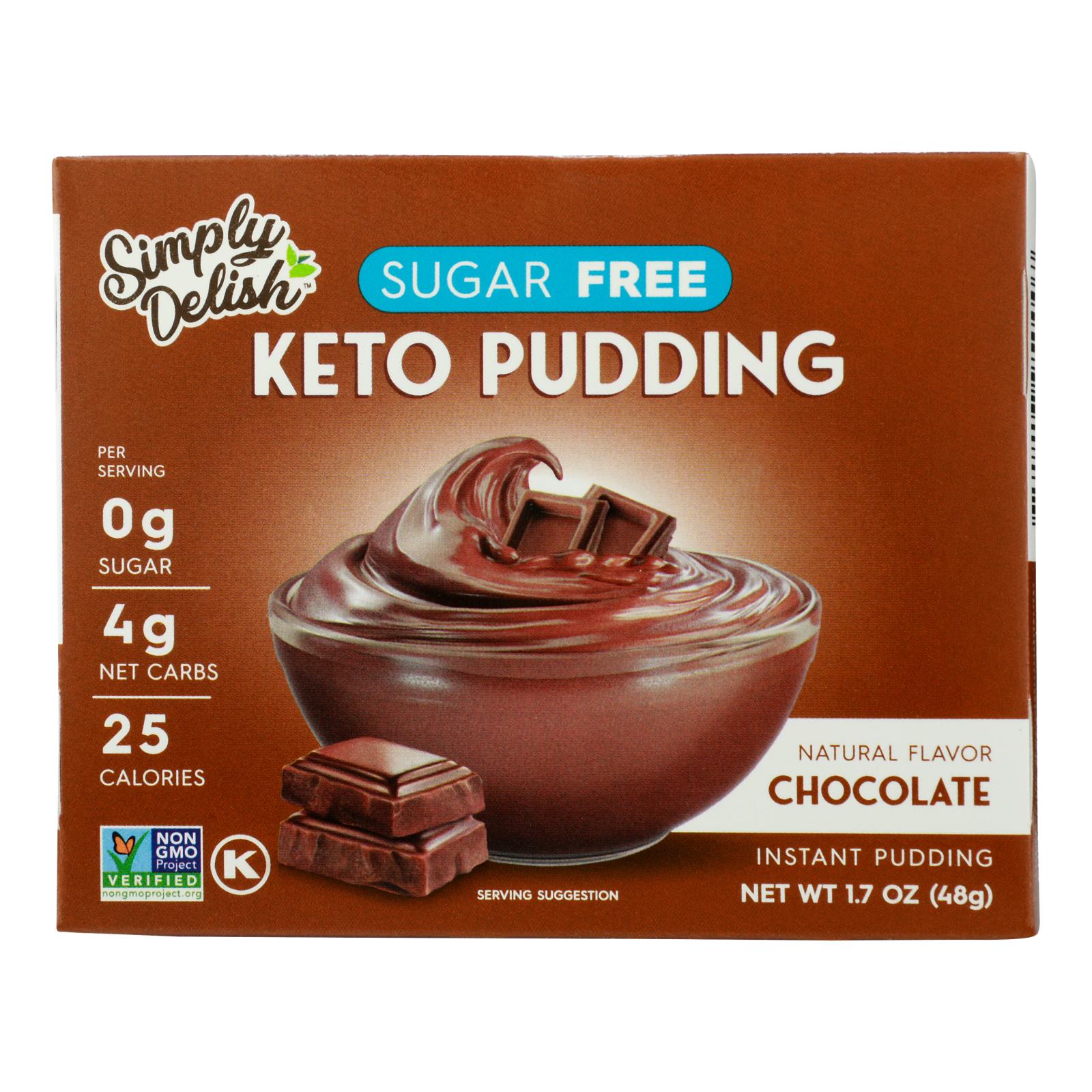 Simply Delish Chocolate Pudding & Pie Filling - Case Of 6 - 1.7 Oz