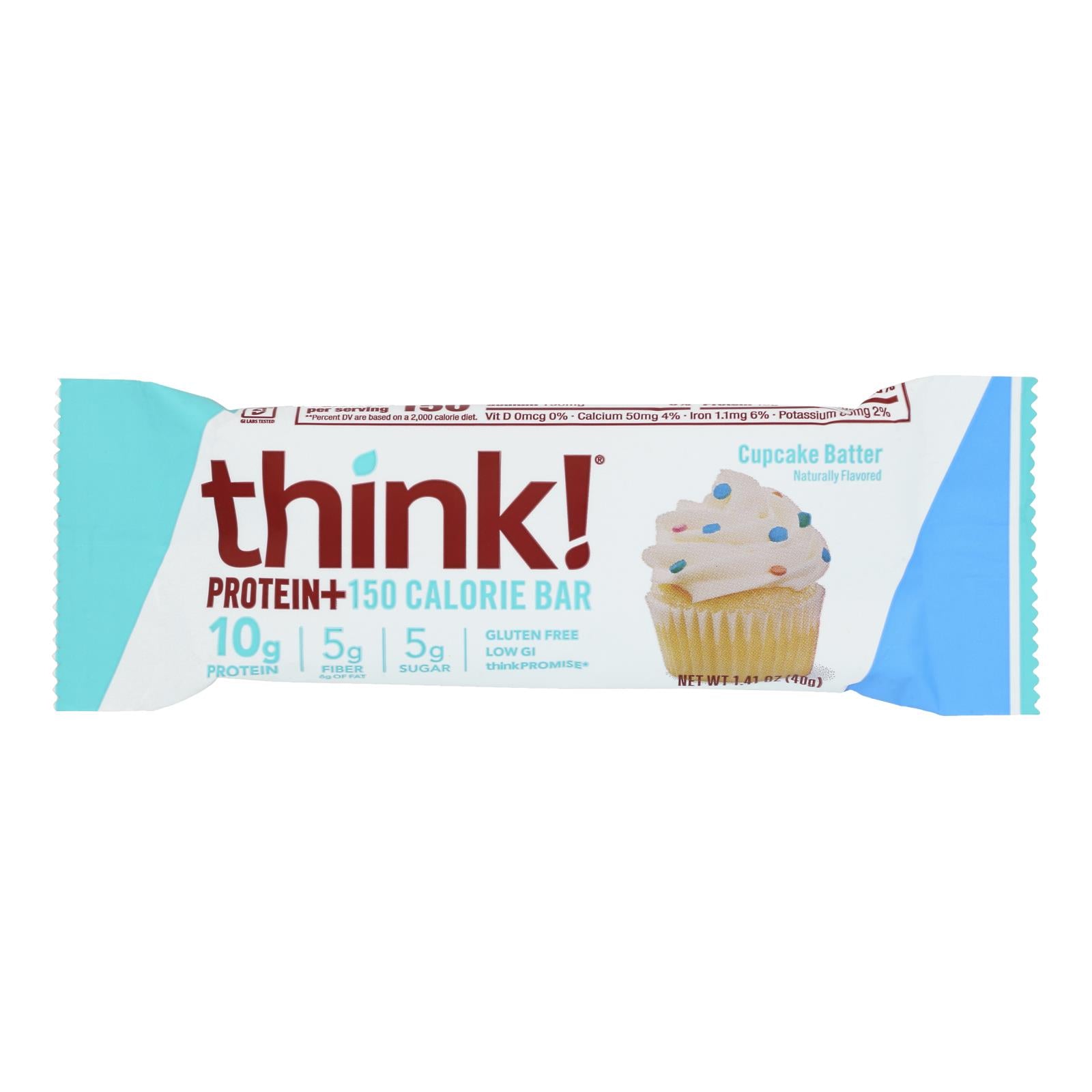 Thinkthin Protein And Fiber Bars - Case Of 10 - 1.41 Oz