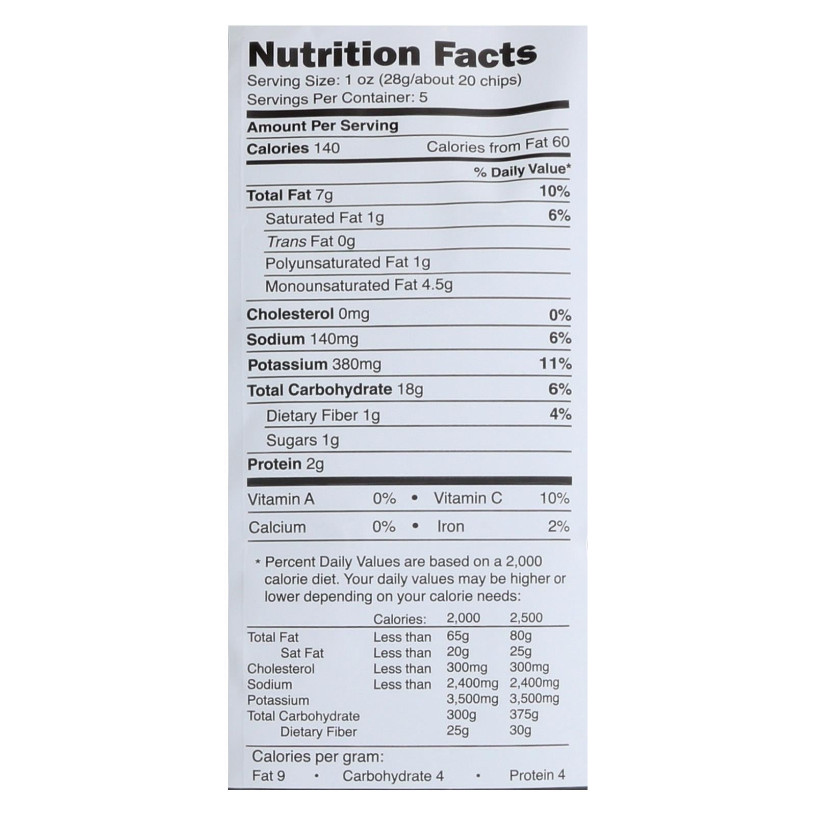 Good Health Kettle Chips - Avocado Oil Jalapeno - Case of 12 - 5 oz.