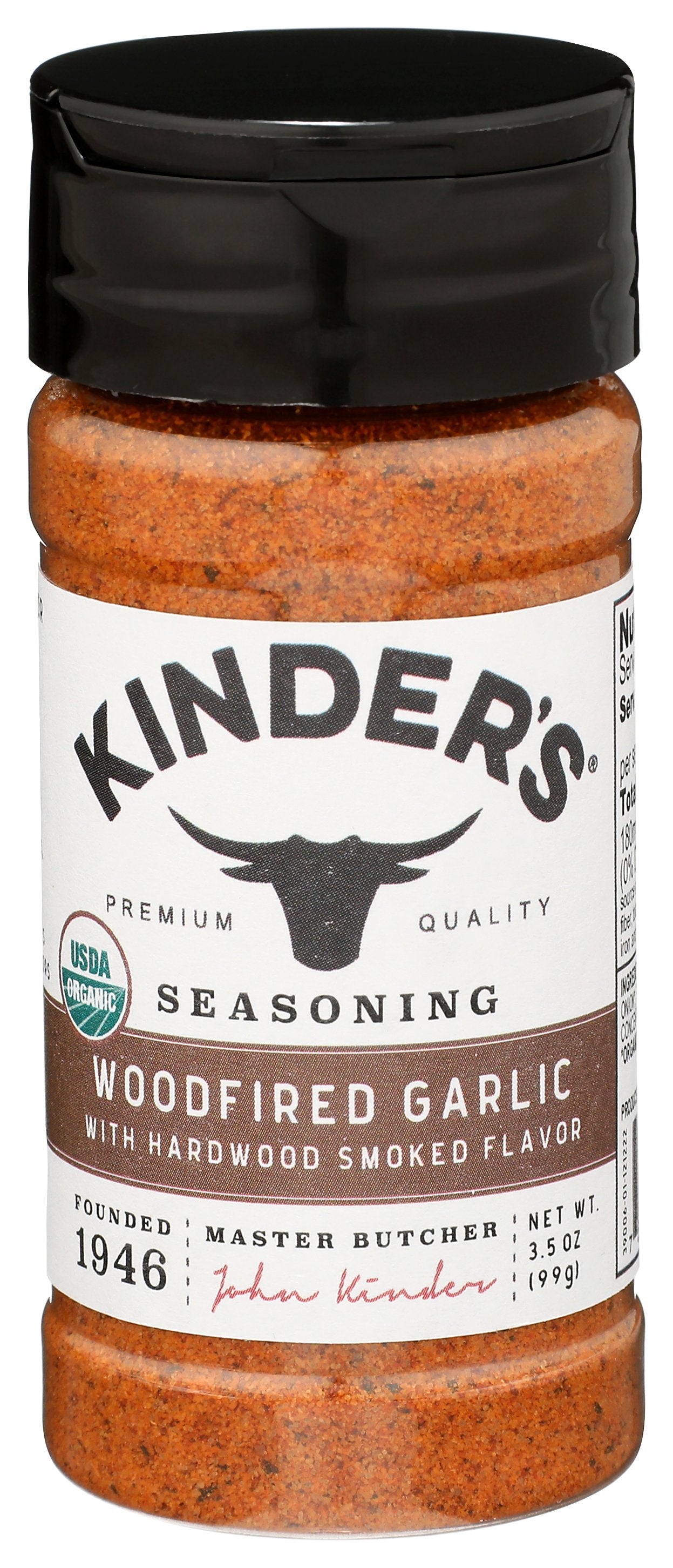 KINDERS SSNG GARLIC WOODFIRE ORG - Case of 8