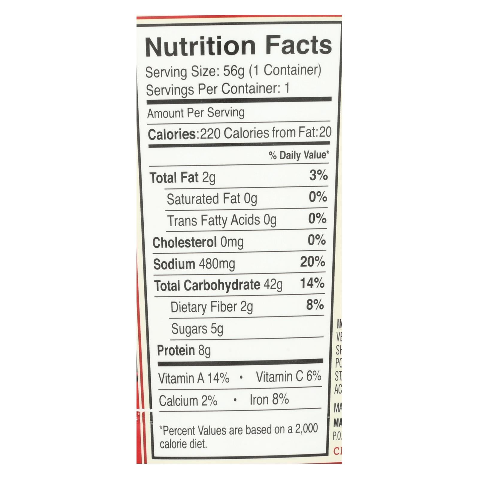 Dr. Mcdougall’s Asian Noodle Soup, Spicy Kung-pao - Case Of 6 - 2 Oz