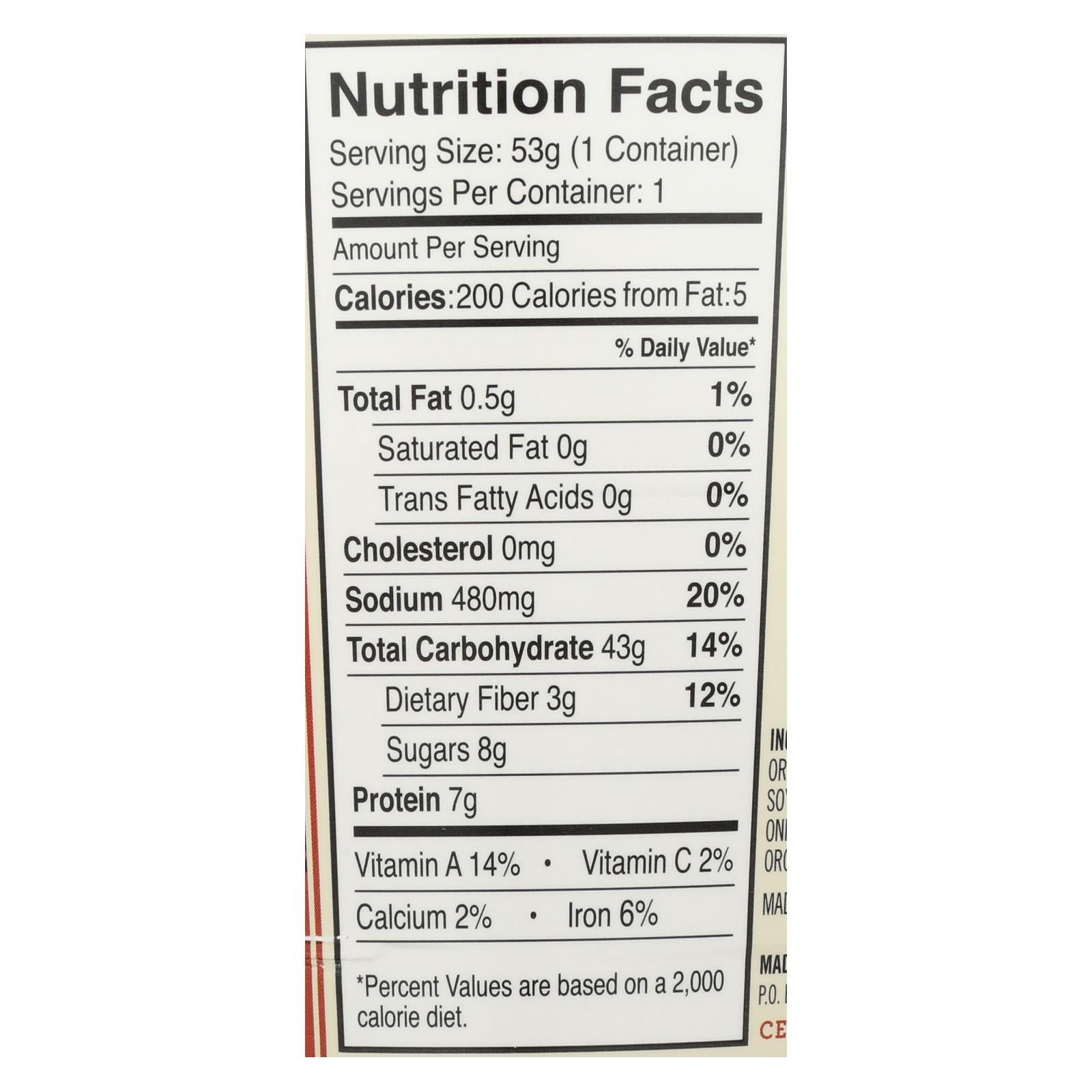 Dr. Mcdougall’s Asian Noodle Soup, Teriyaki - Case Of 6 - 1.9 Oz