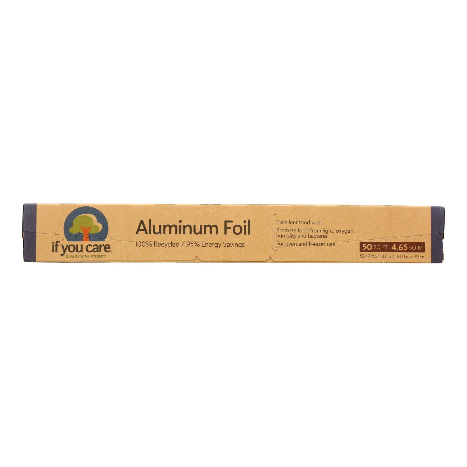 If You Care Aluminum Foil - Recycled - Case Of 12 - 50 Sq. Ft.