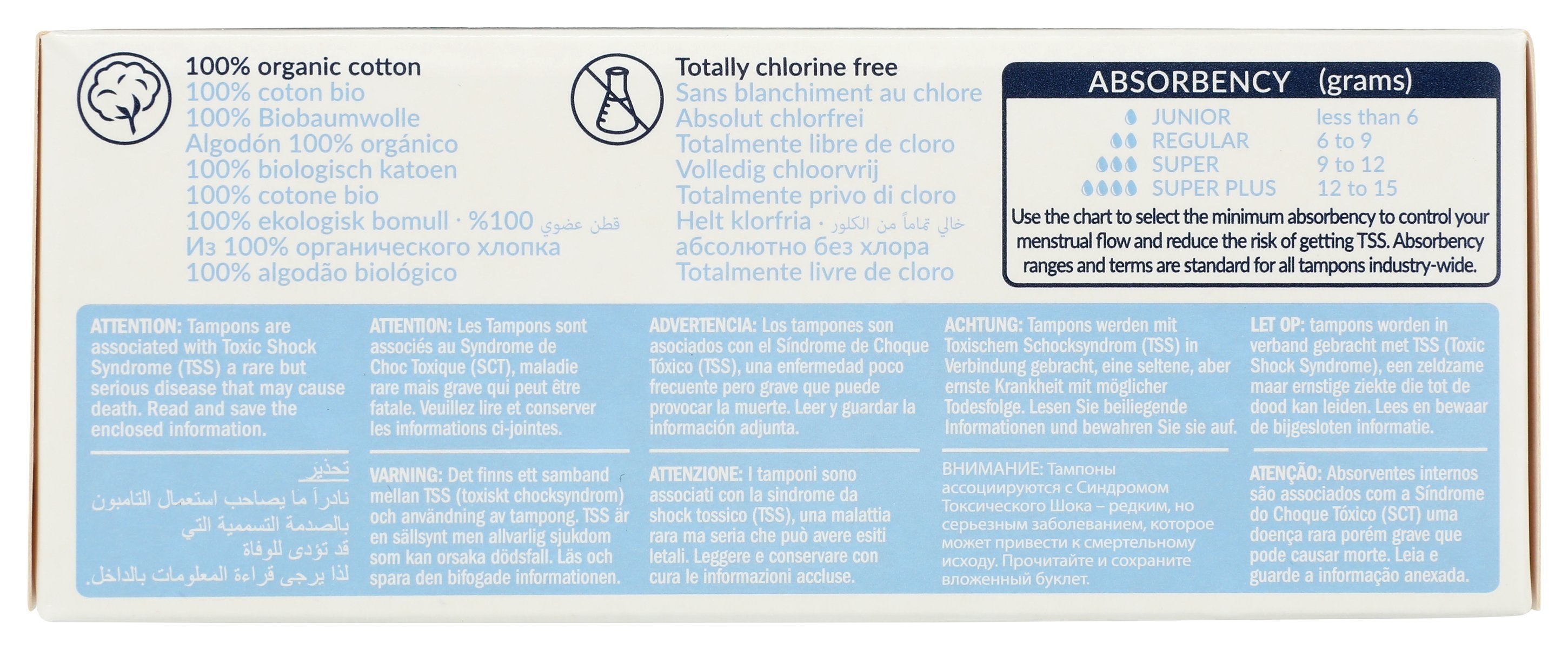 NATRACARE TAMPON REG NON APP - Case of 3